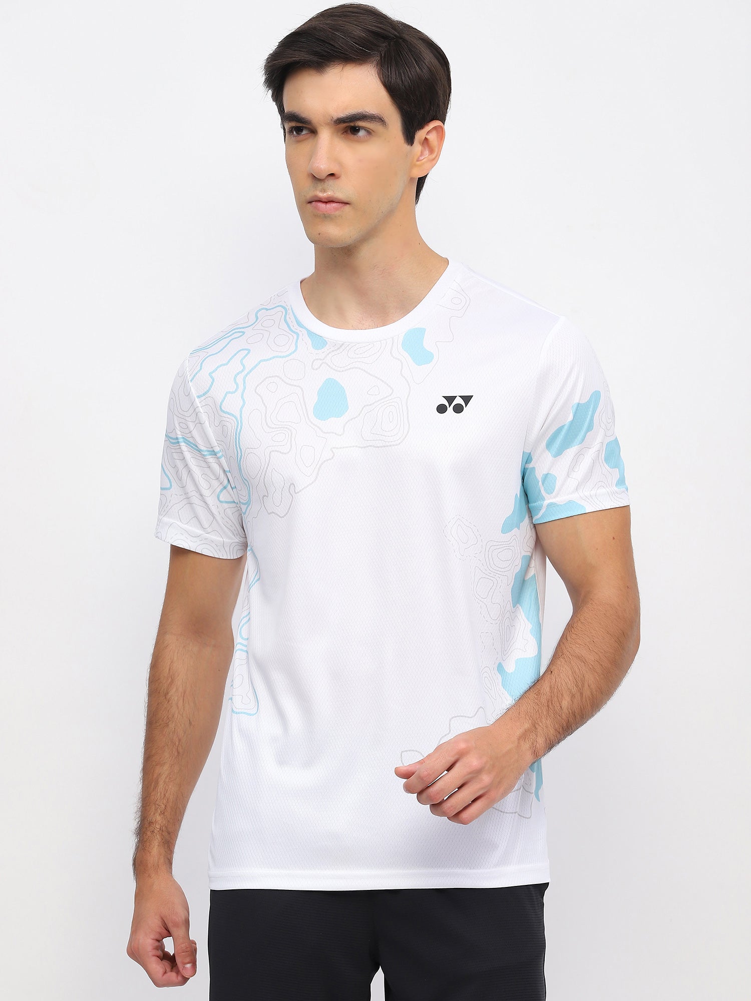 Yonex 2962 Mens Round Neck T-Shirt Apparel White