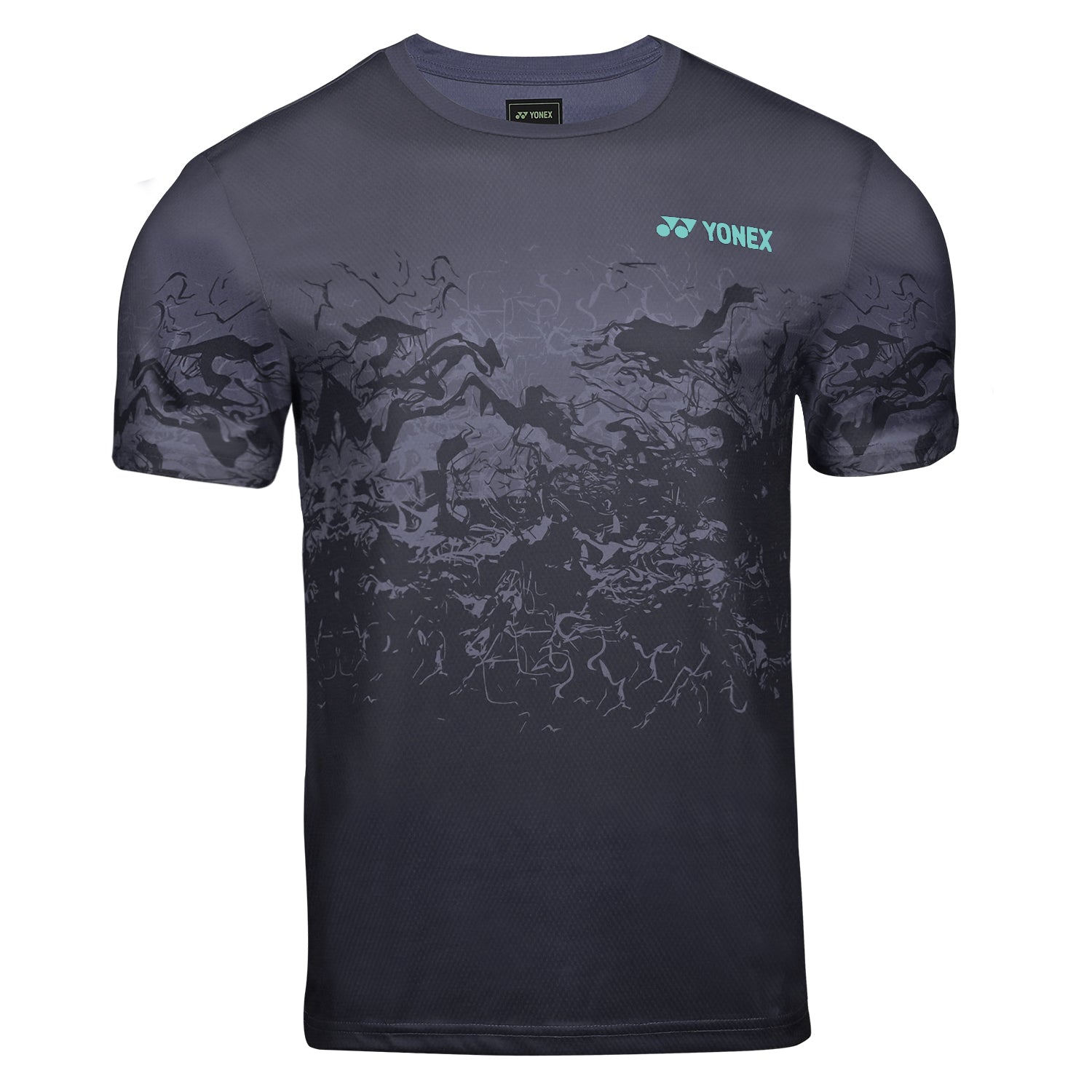 Yonex 2830 Mens Round Neck T-Shirt Apparel Turbulence