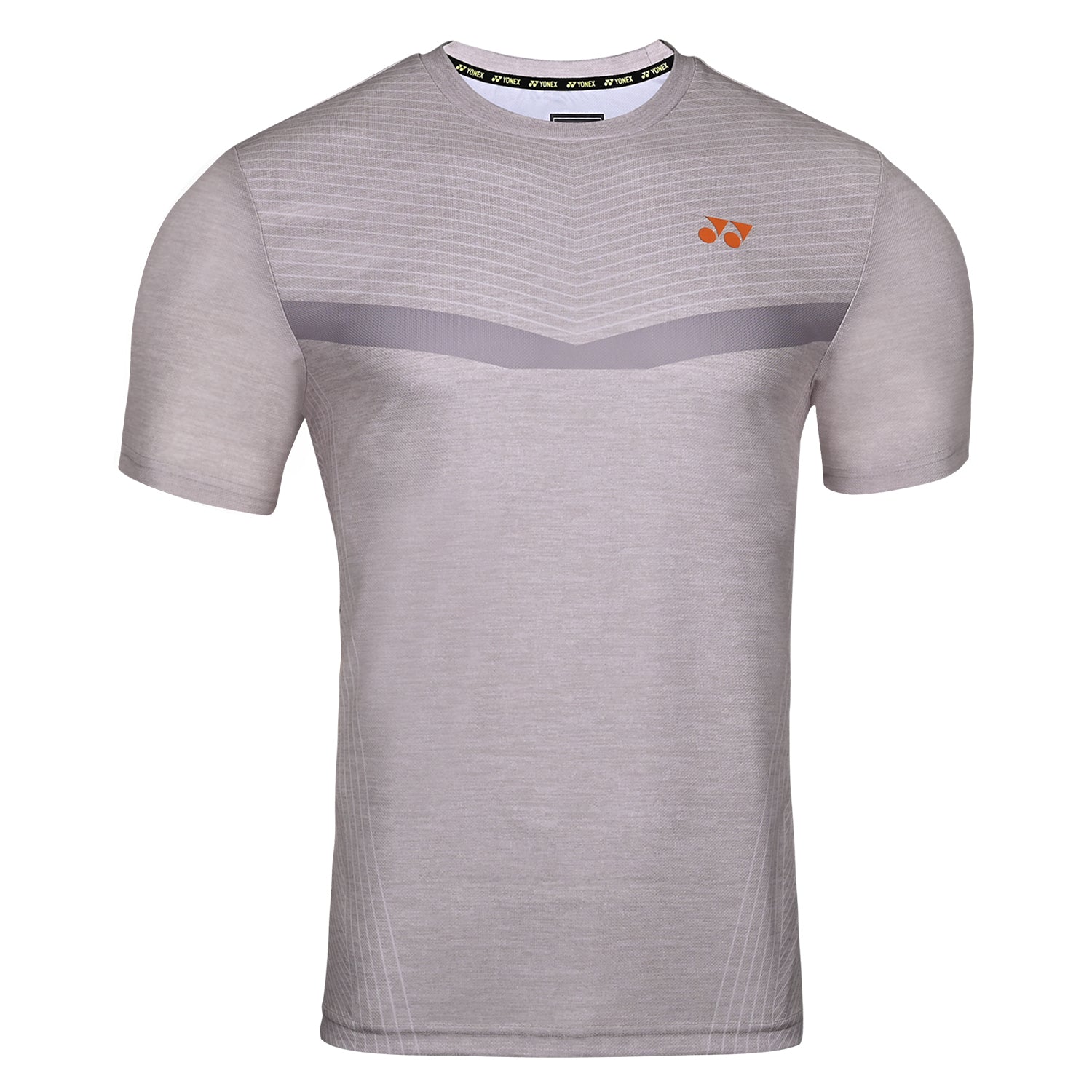 Yonex 2681 Mens Round Neck T-Shirt Apparel Silver Lining