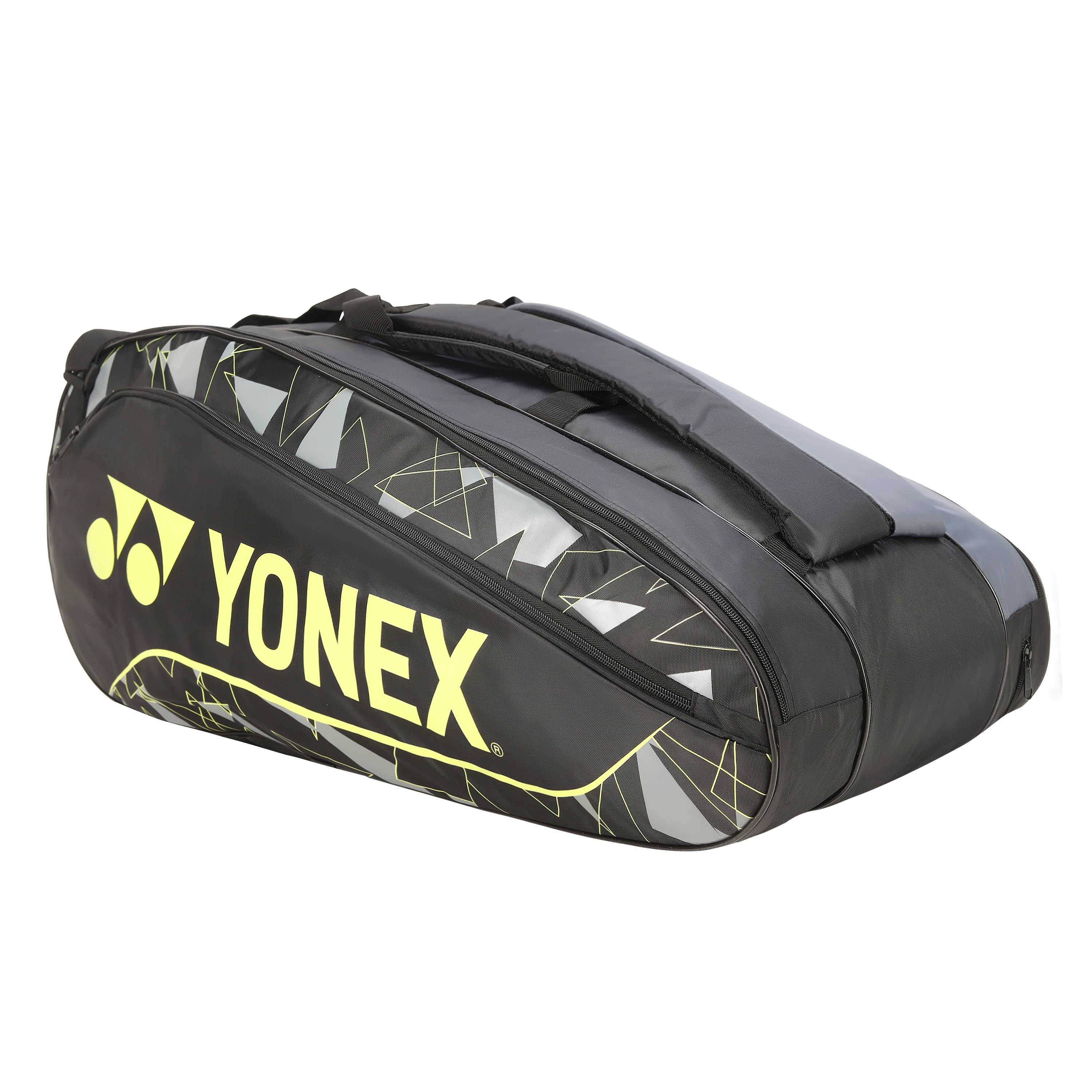 Yonex 2329 T01 BT9 Badminton Kitbag (With Shoe Pocket) Black Light Lime