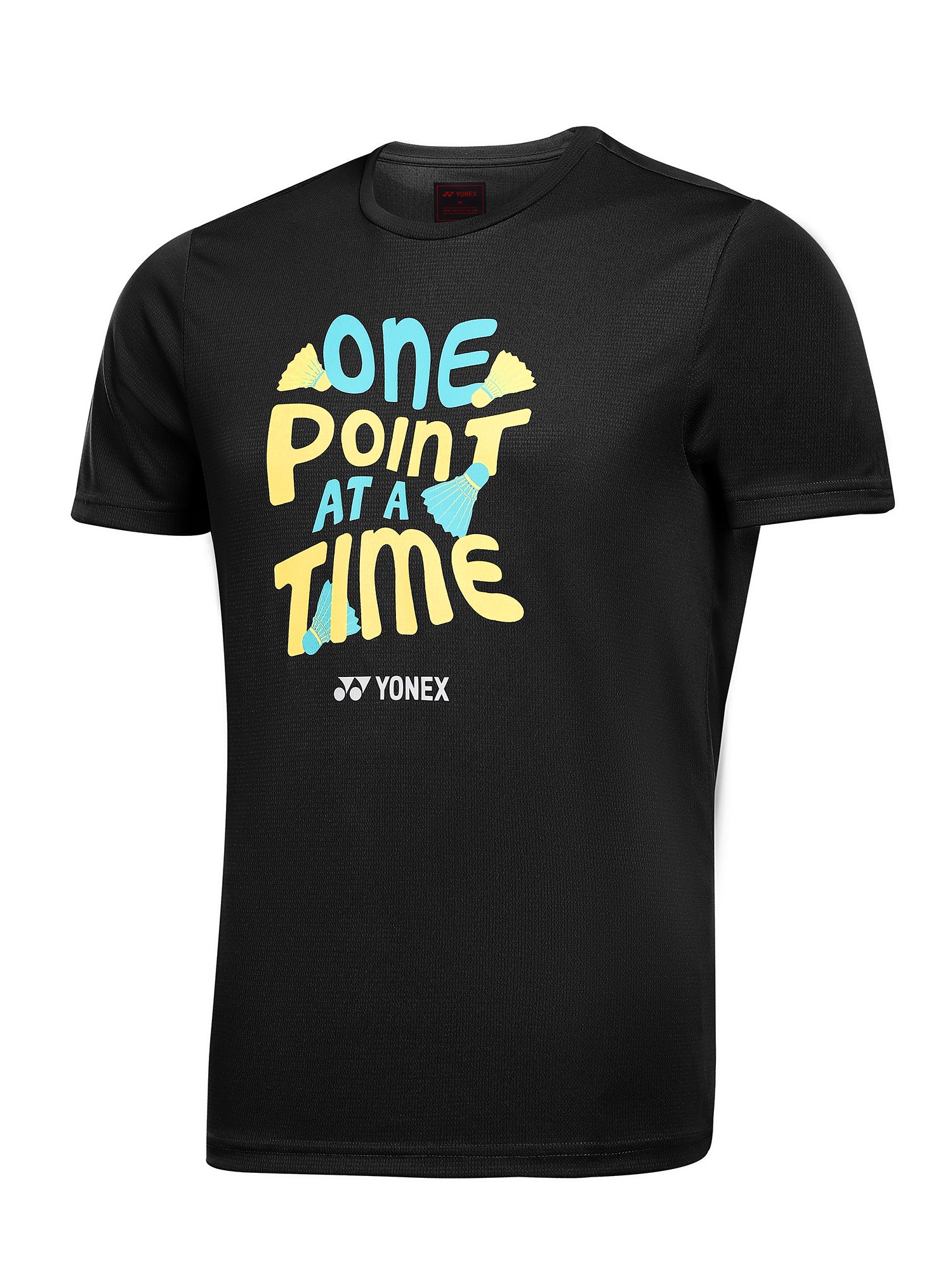 Yonex 3047 Mens Round Neck T-Shirt Apparel Jet Black