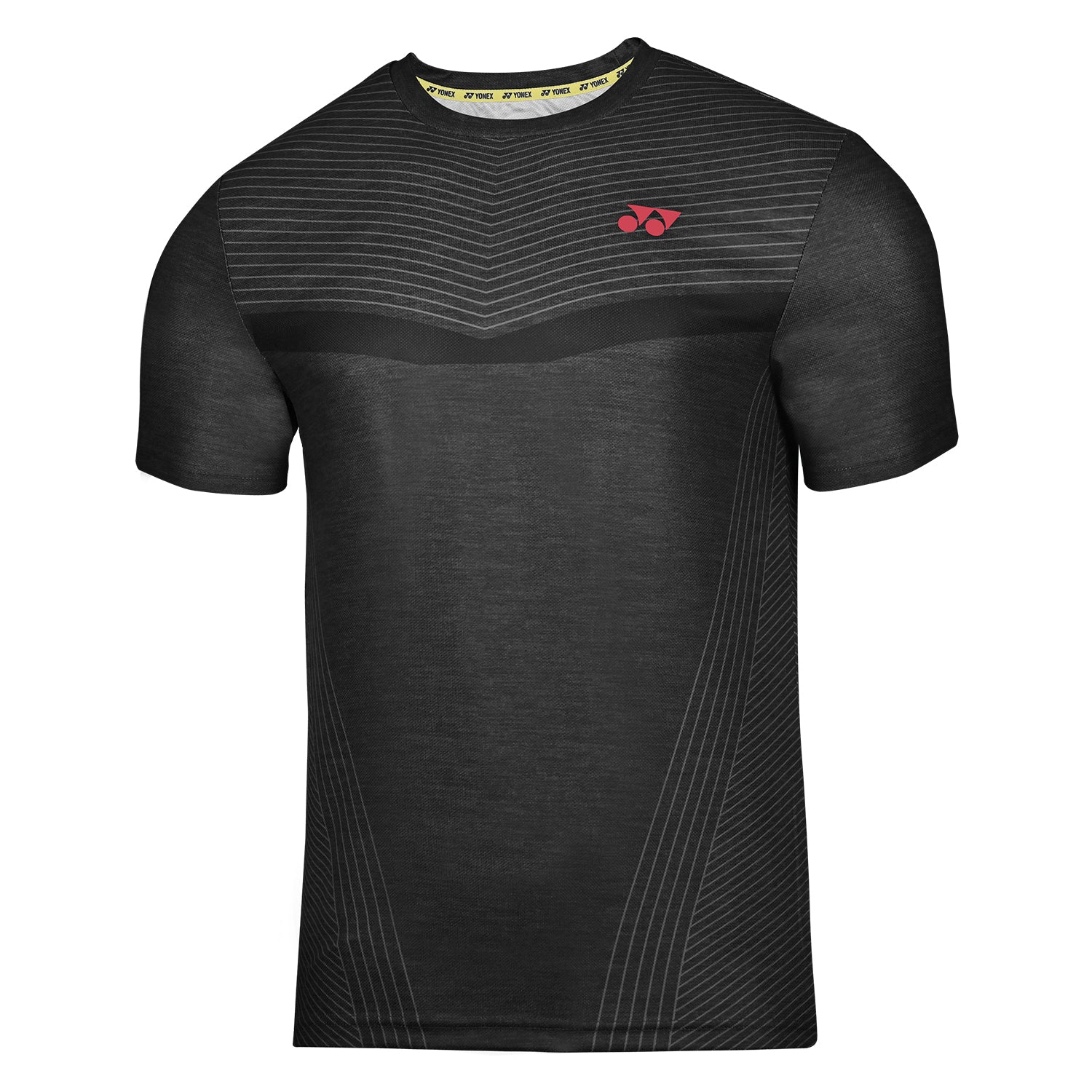 Yonex 2681 Mens Round Neck T-Shirt Apparel Jet Black