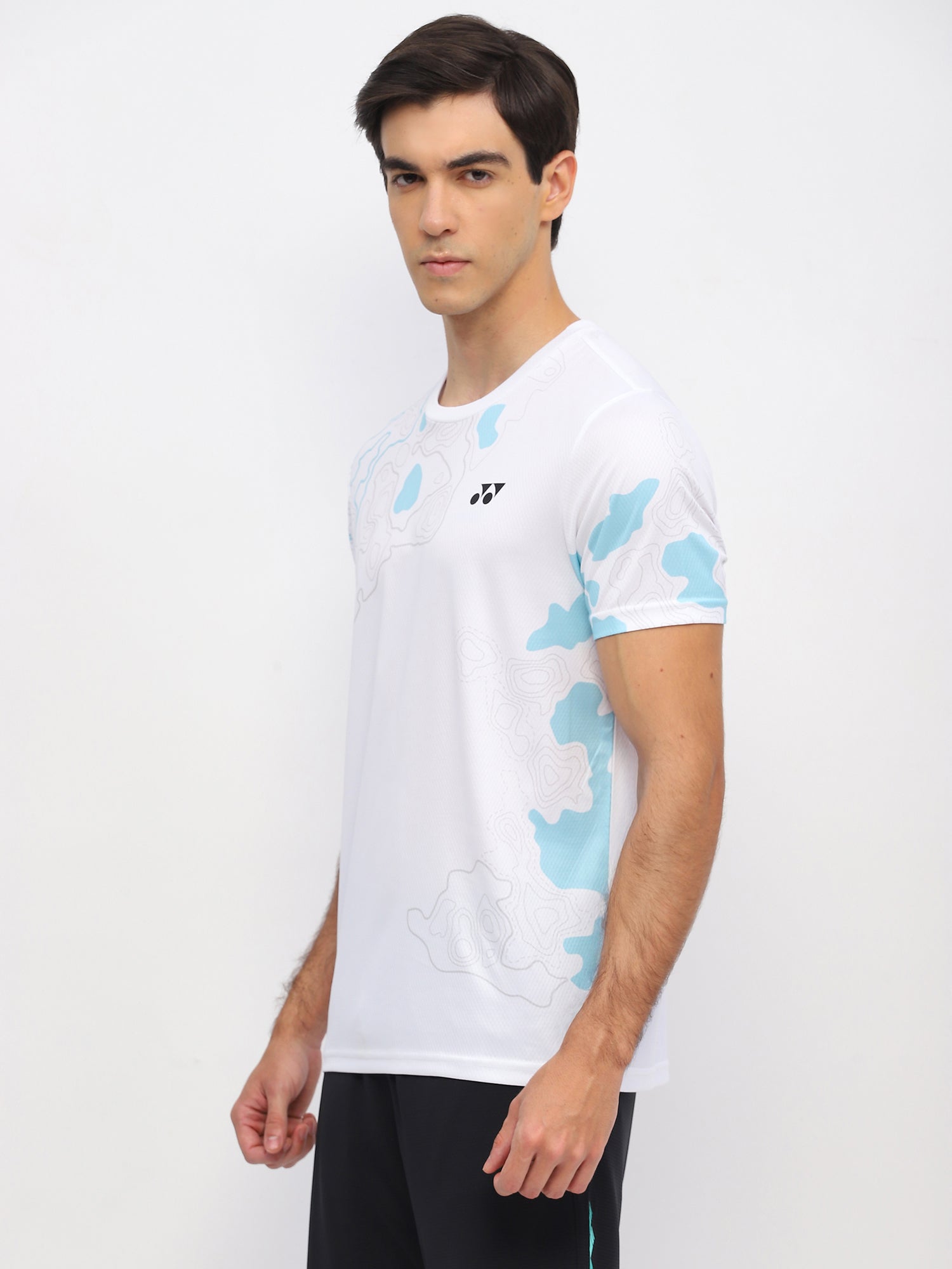 Yonex 2962 Mens Round Neck T-Shirt Apparel White