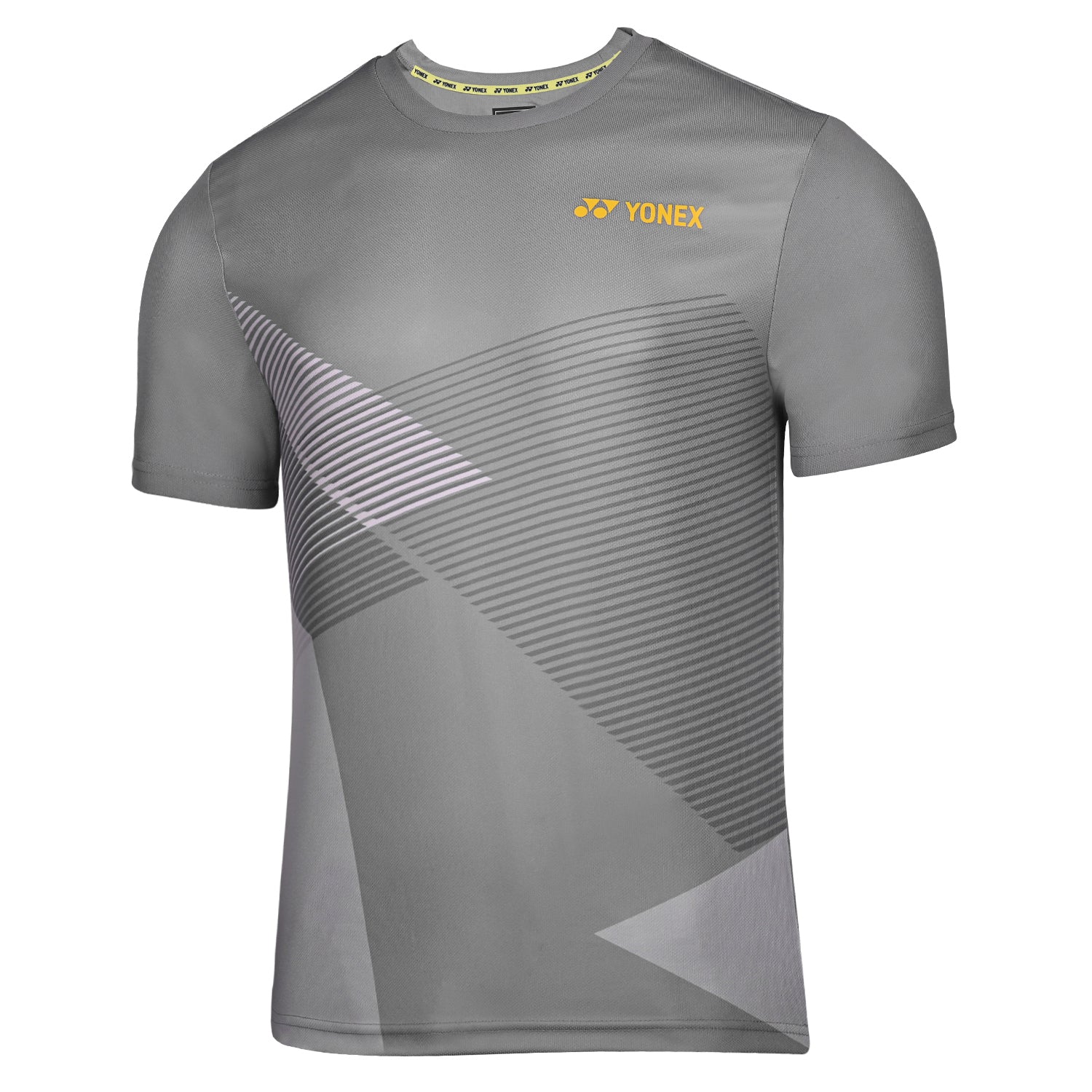 Yonex 2685 Mens Round Neck T-Shirt Apparel Formal Grey