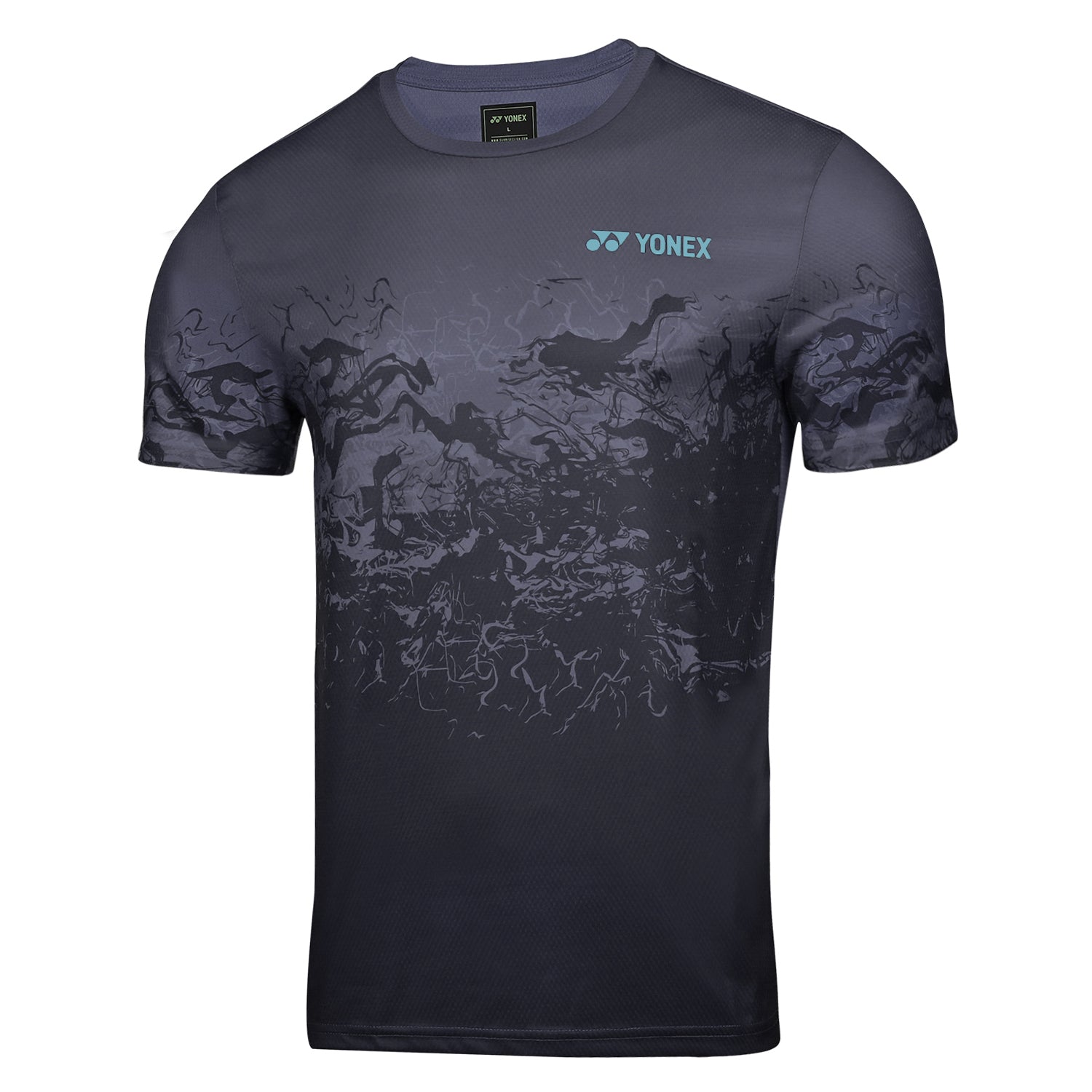Yonex 2830 Mens Round Neck T-Shirt Apparel Turbulence