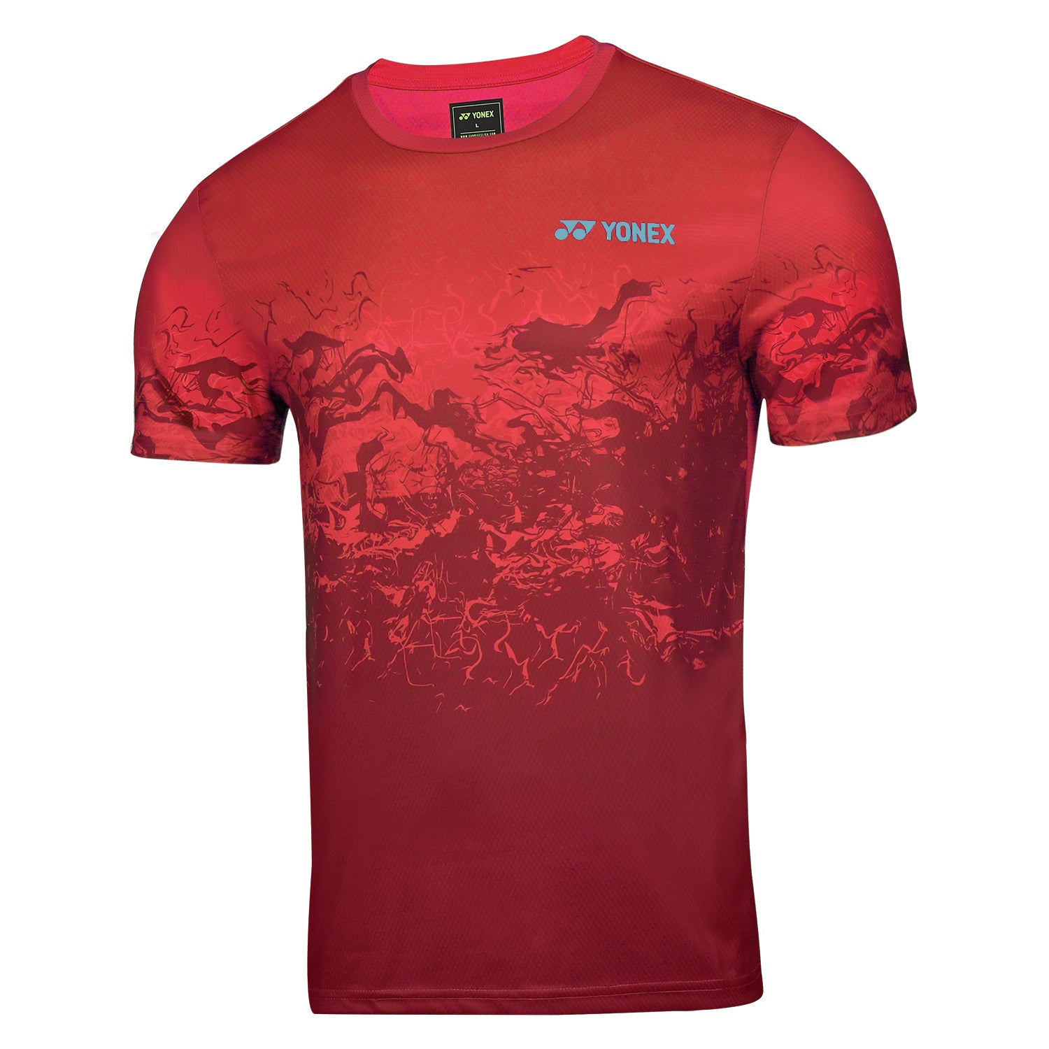 Yonex 2830 Mens Round Neck T-Shirt Apparel Jalapeno Red