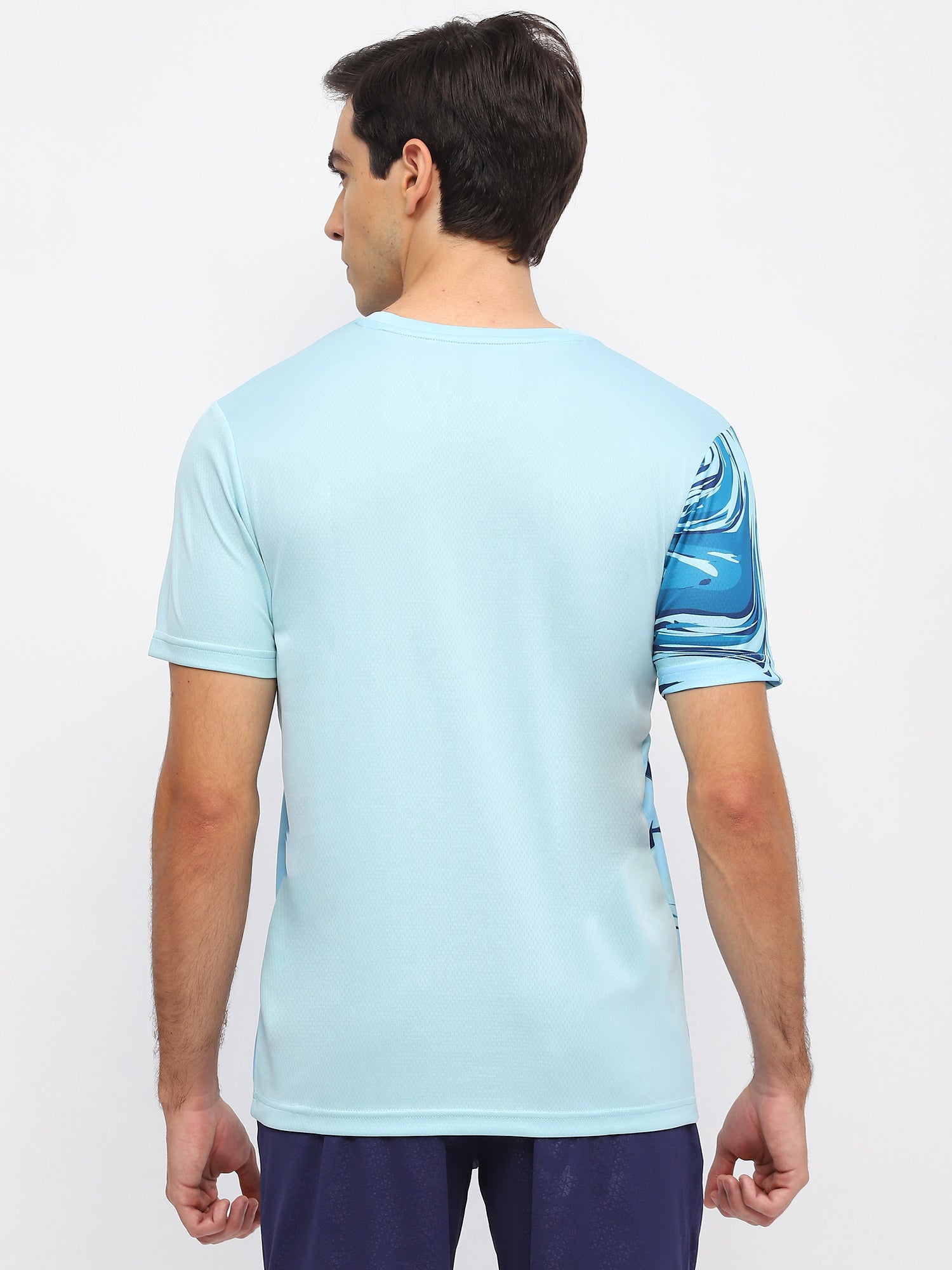 Yonex 2966 Mens Round Neck T-Shirt Apparel Light Blue