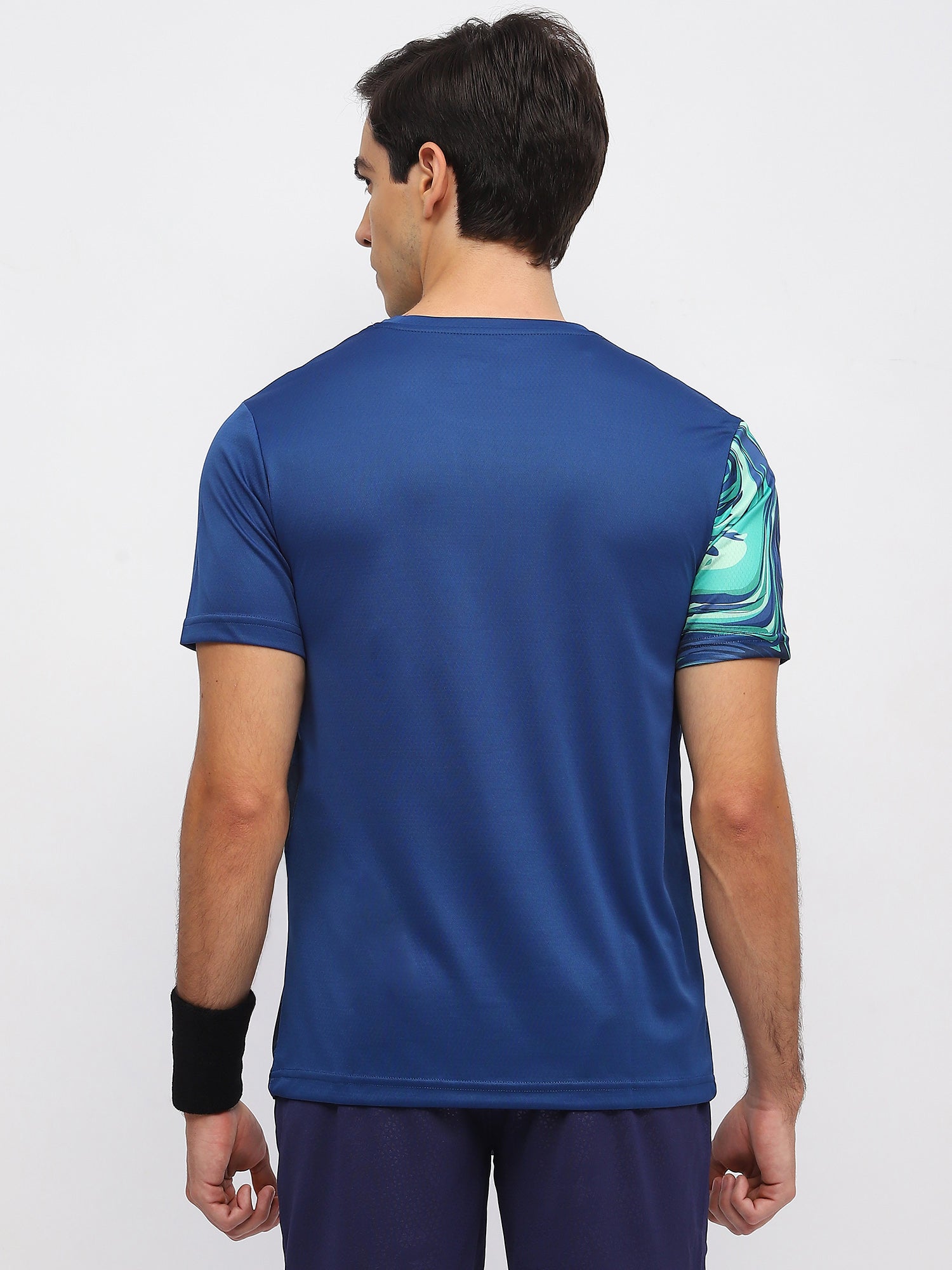 Yonex 2966 Mens Round Neck T-Shirt Apparel Navy Peony