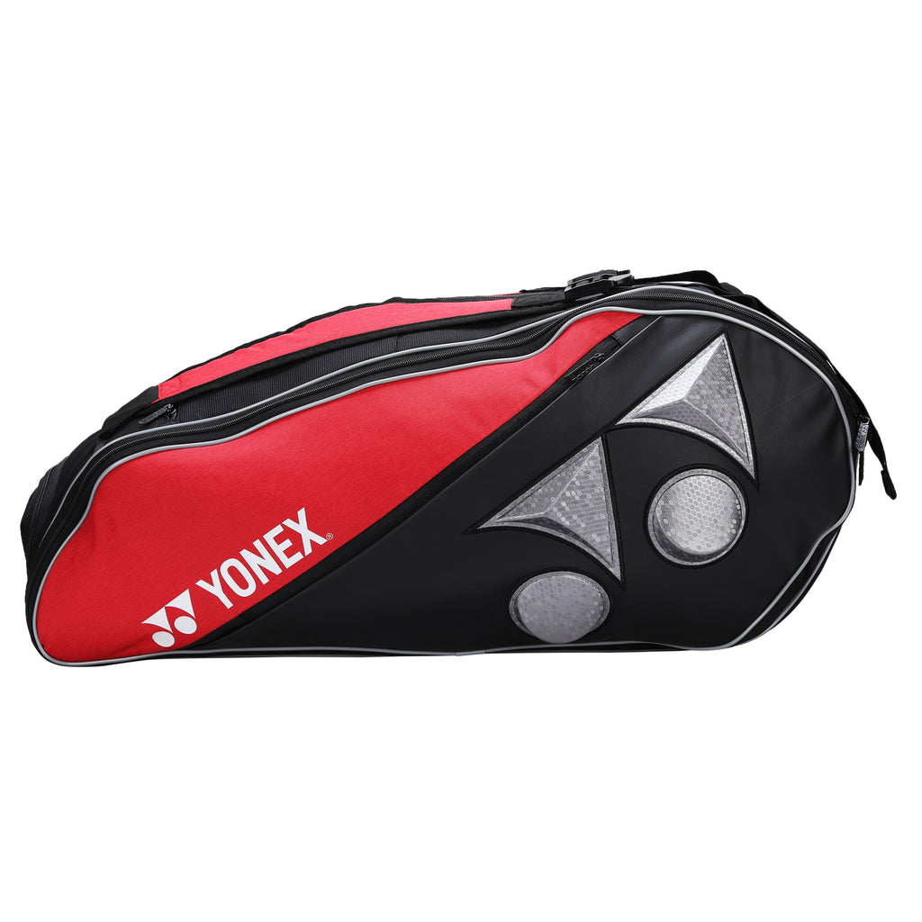 Yonex 22826-T-BT6 Badminton Kitbag (With Shoe Pocket) RED BLACK