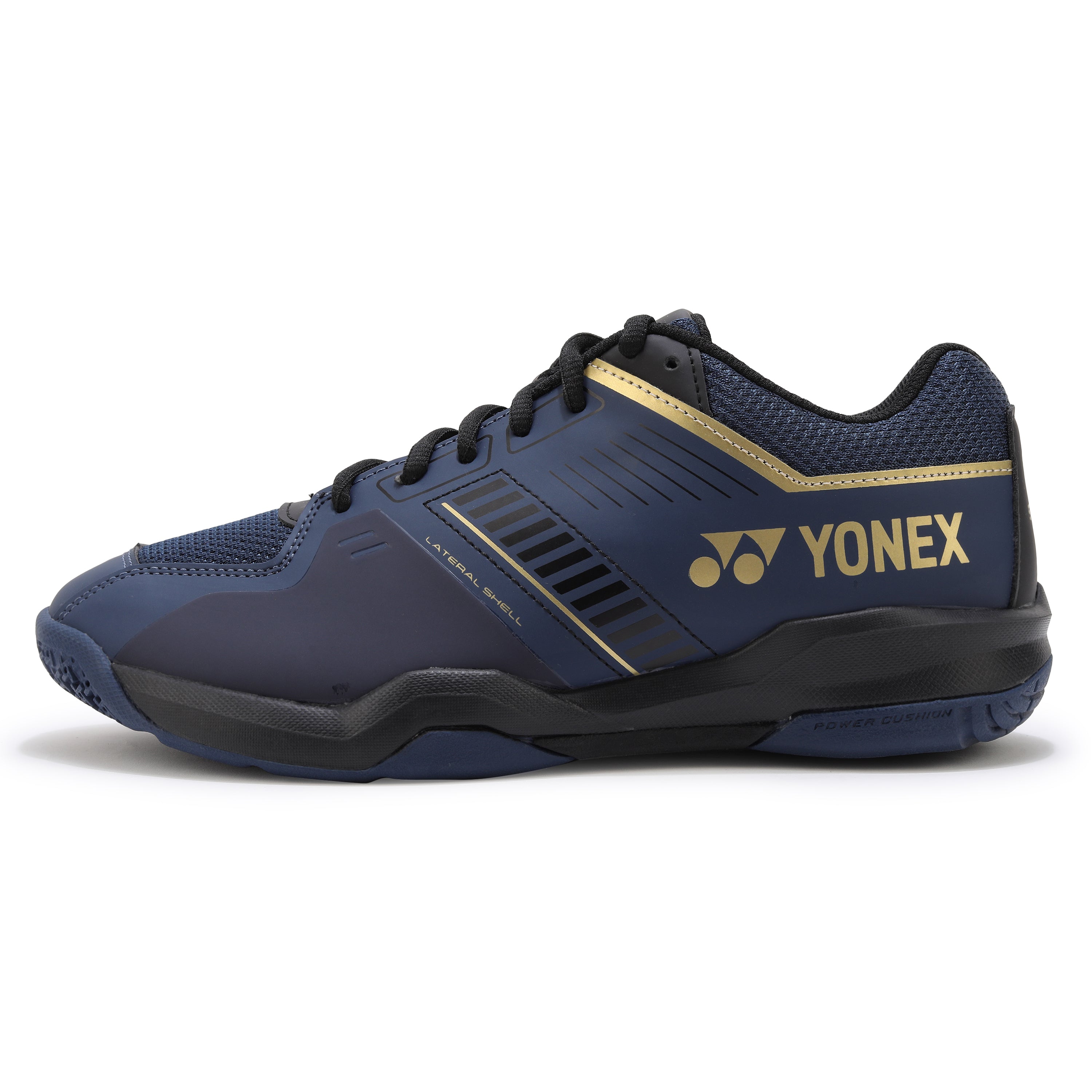 Yonex Strider Flow Wide Power Cushion Badminton Shoe Navy Gold