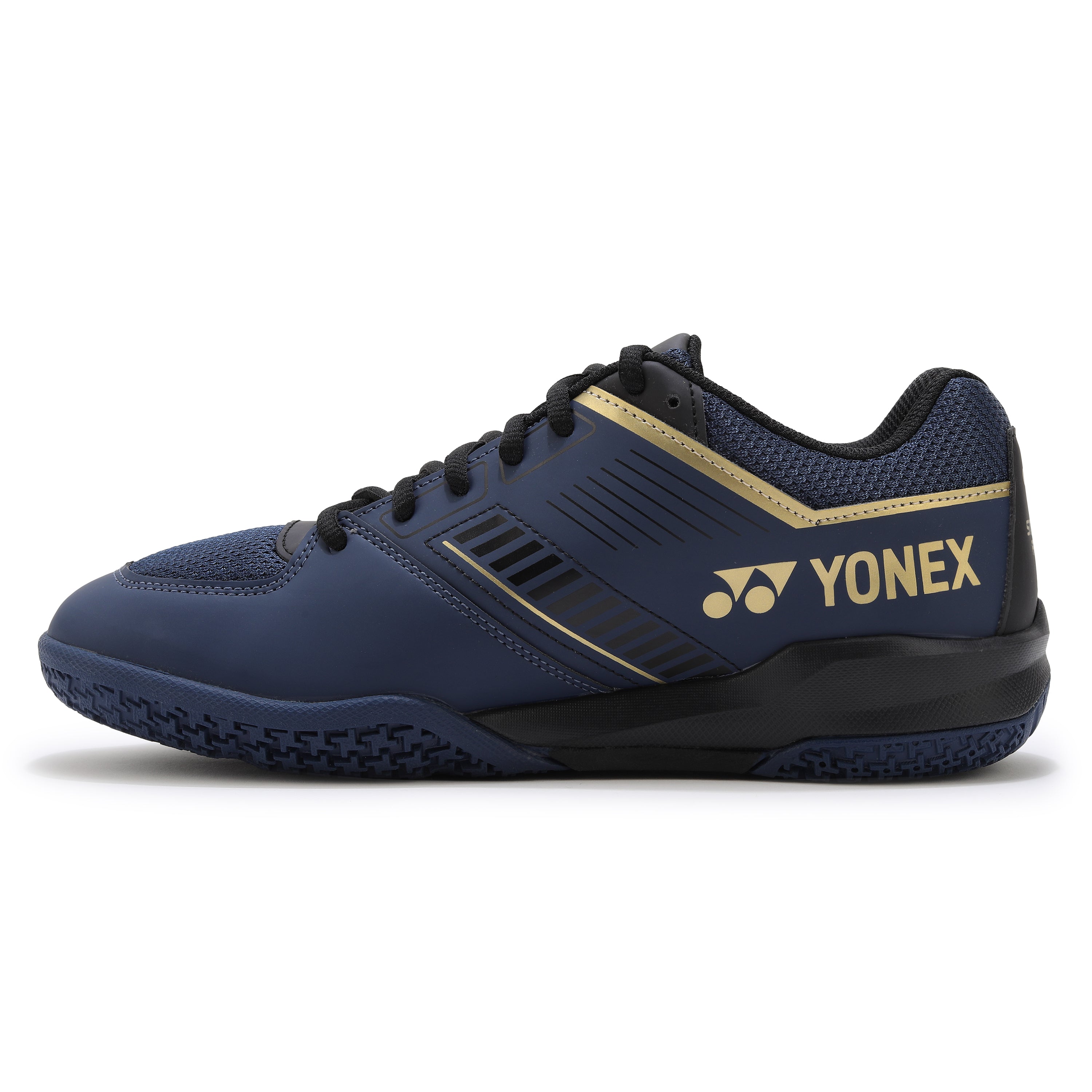 Yonex Strider Flow Wide Power Cushion Badminton Shoe Navy Gold