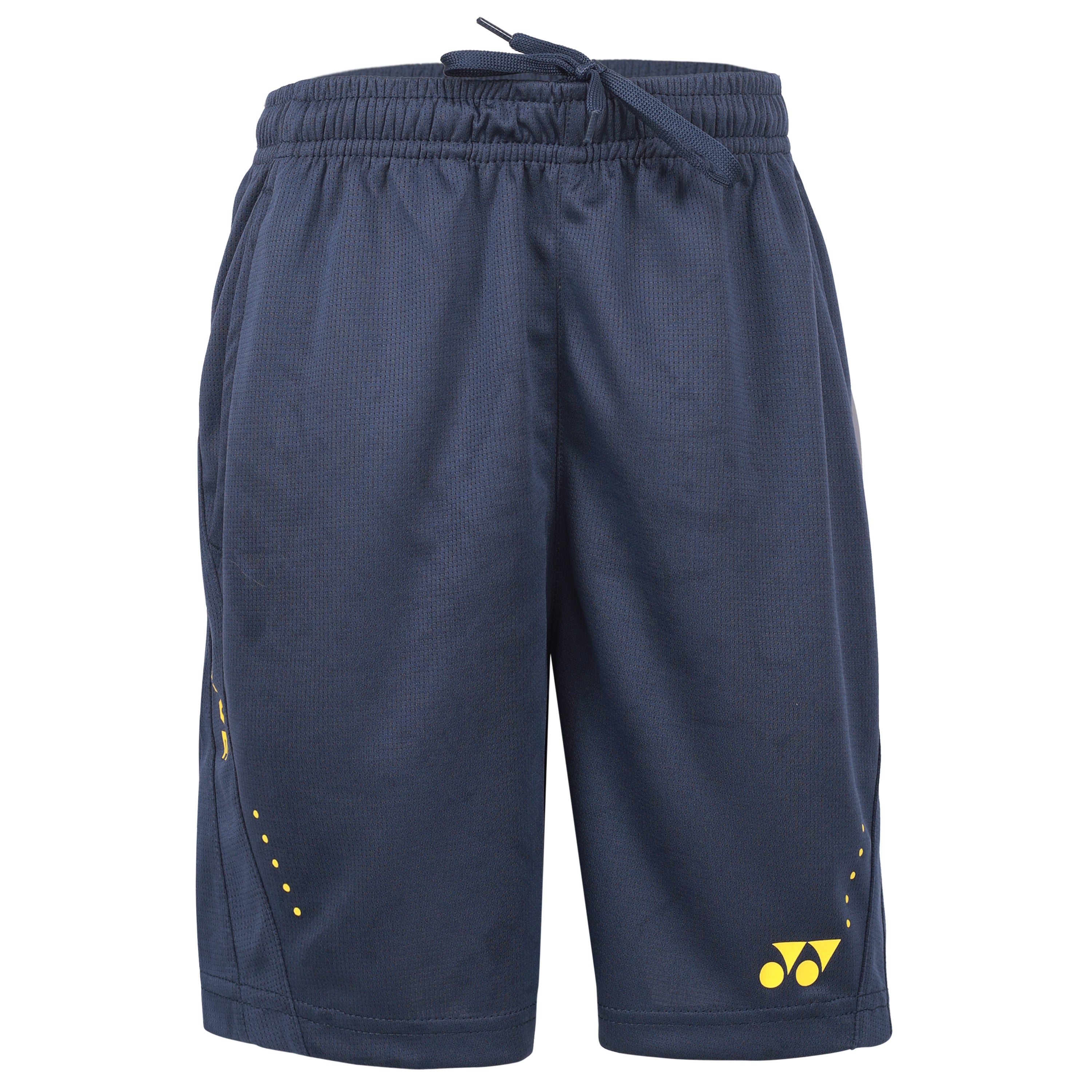 Yonex 2335 Junior Short Apparel MOOD INDIGO VIBRANT YELLOW