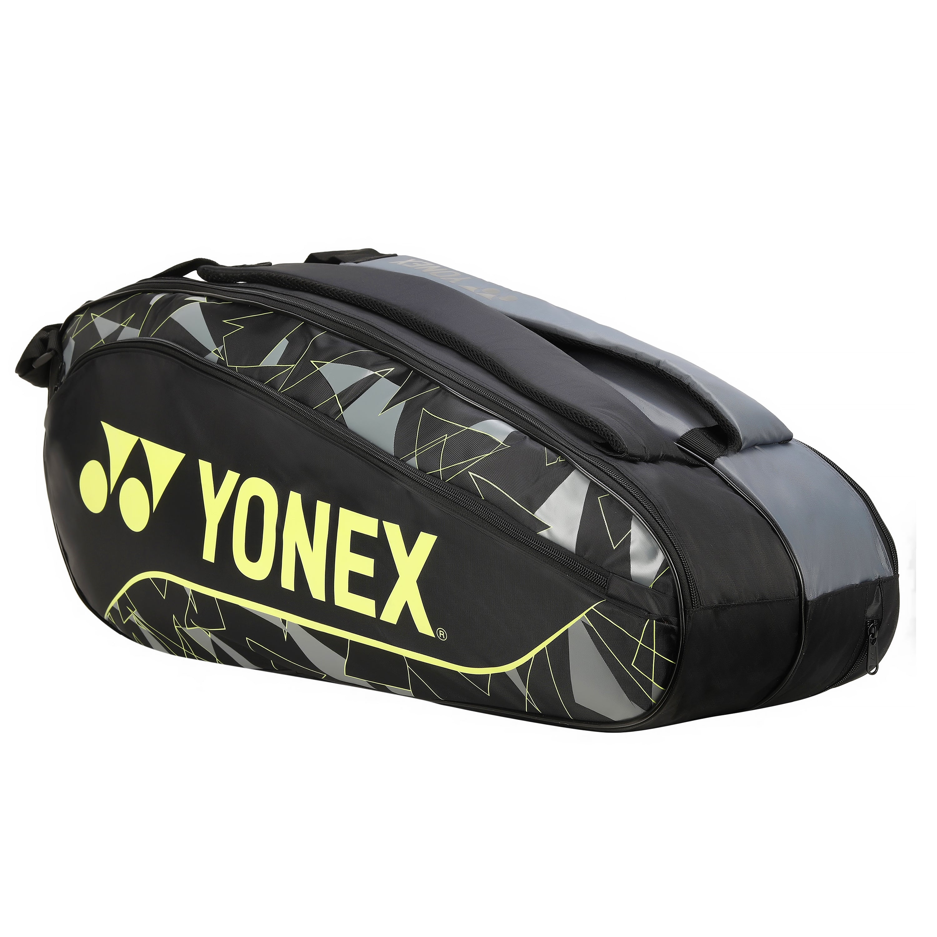 Yonex 2326 T01 BT6 Badminton Kitbag (With Shoe Pocket) Black Light Lime