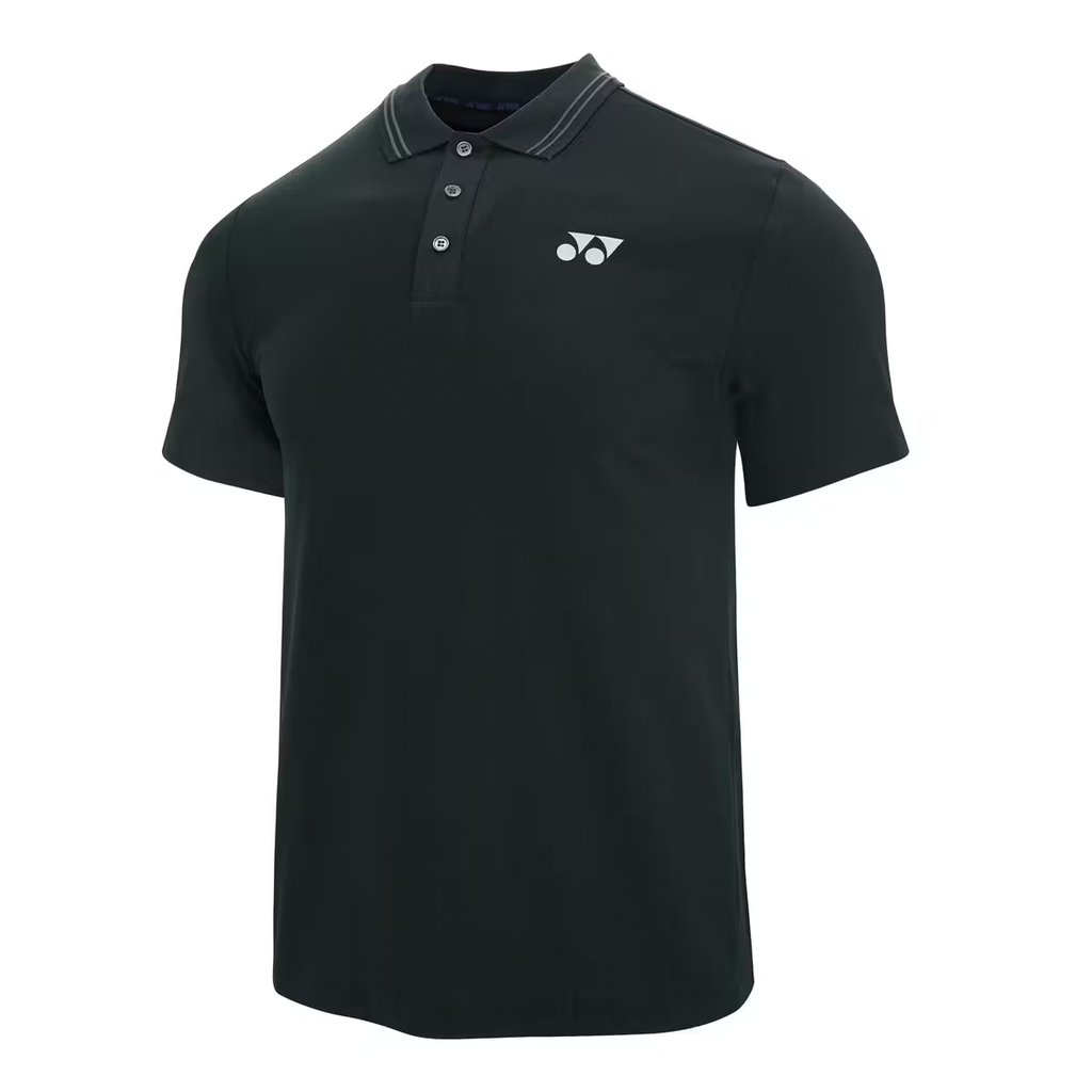 Yonex 2417 Mens Polo Collar T-Shirt Apparel Jet Black