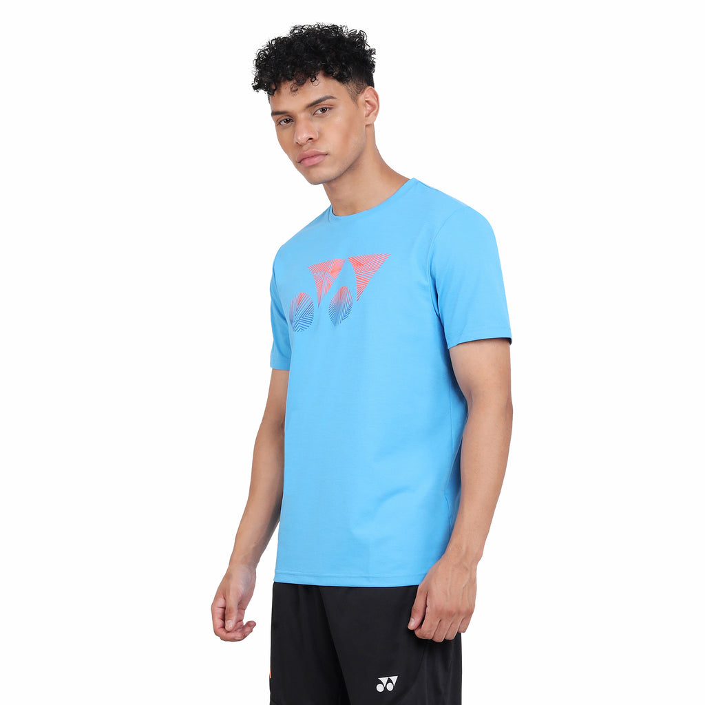 Yonex 2330 Mens Round Neck T-Shirt Apparel Malibu Blue