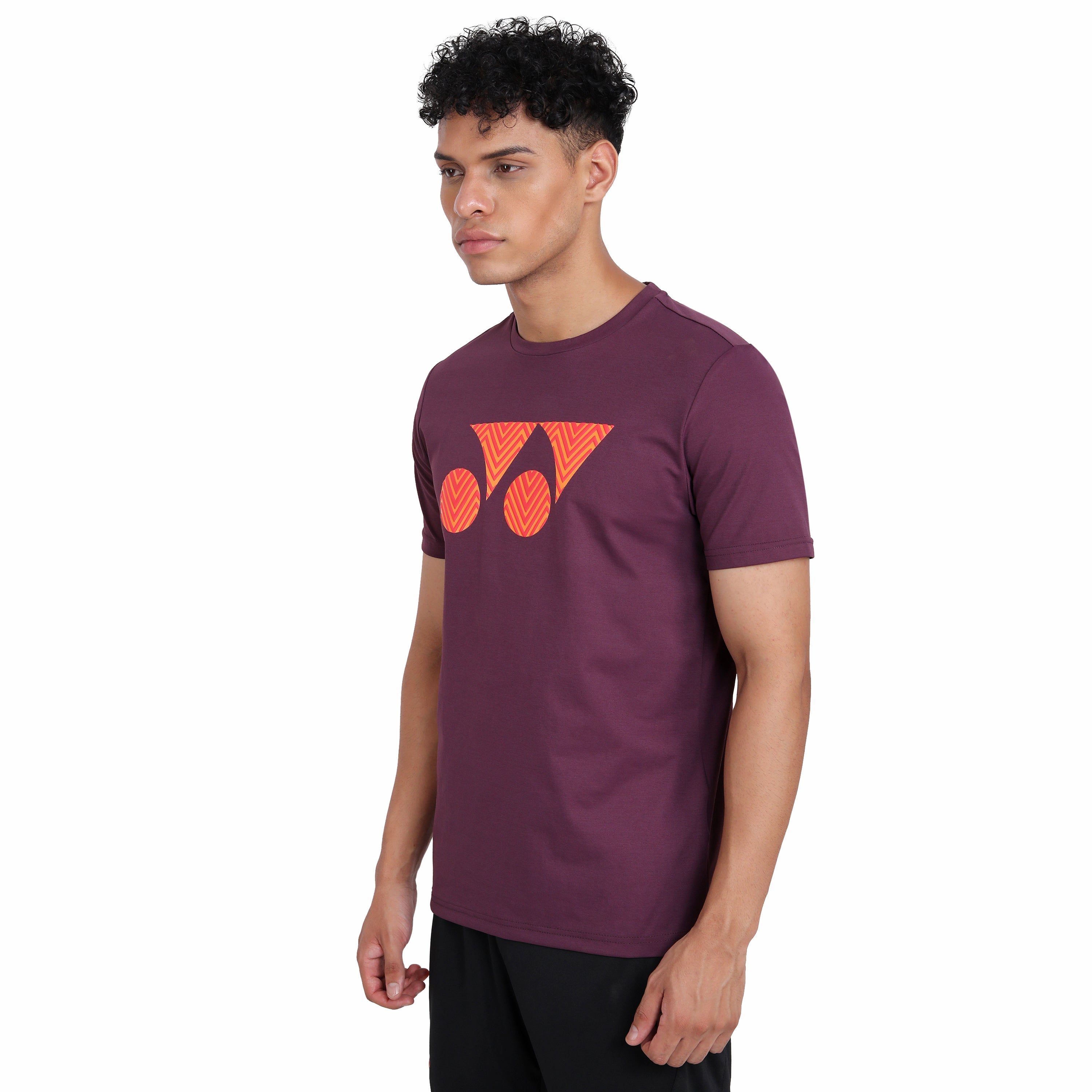 Yonex 2326 Mens Round Neck T-Shirt Apparel Italian Plum