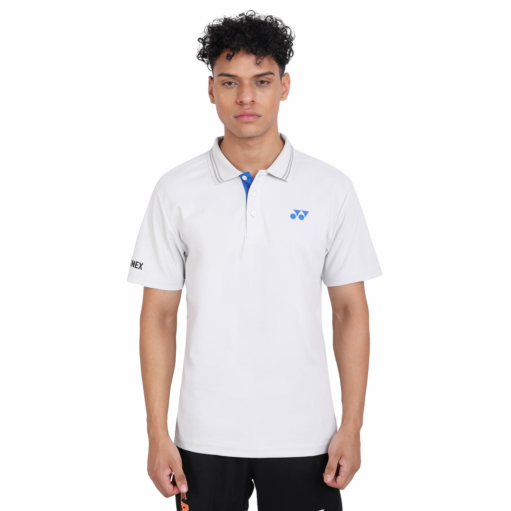 Yonex 2417 Mens Polo Collar T-Shirt Apparel Glacier Gray