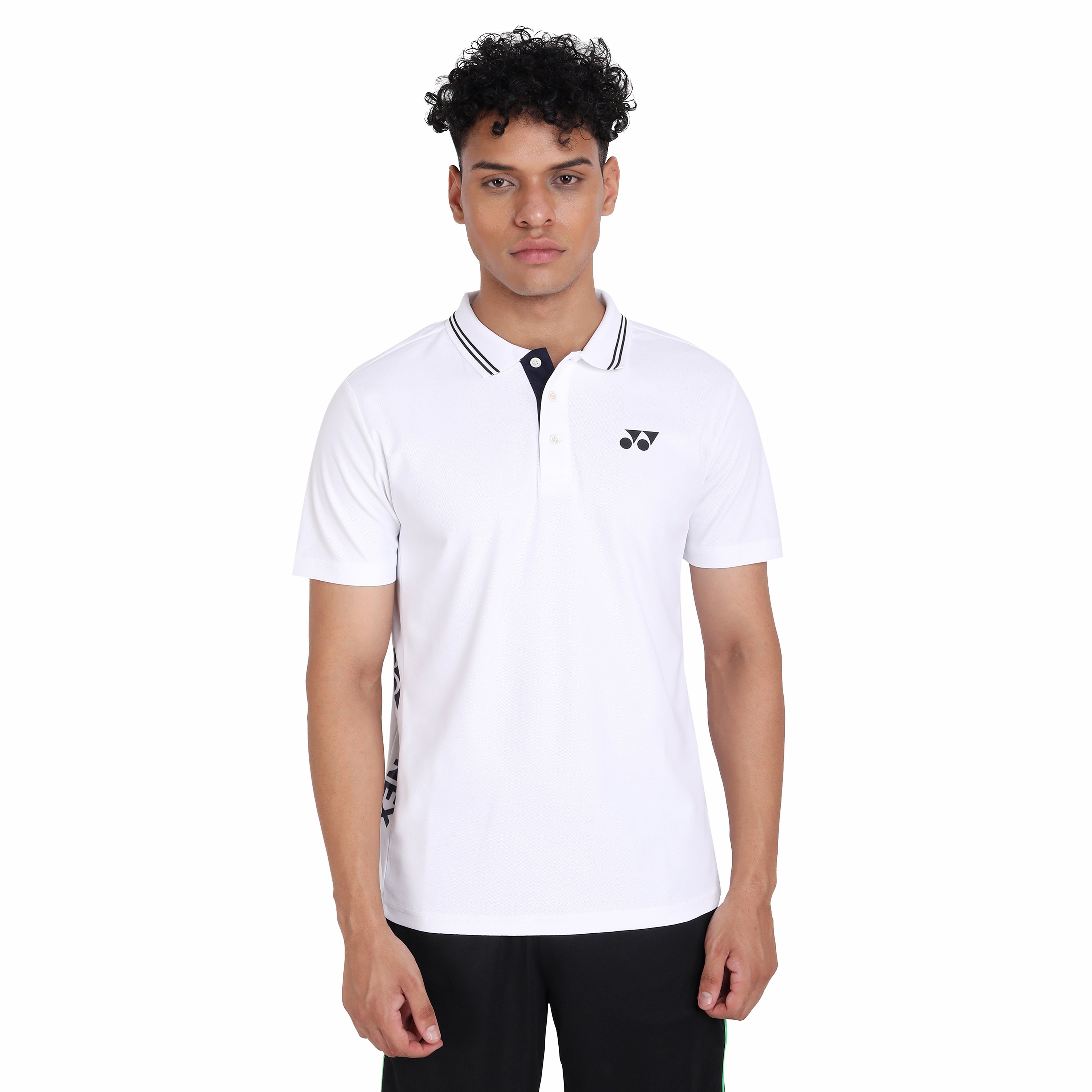 Yonex 2416 Mens Polo Collar T-Shirt Apparel WHITE