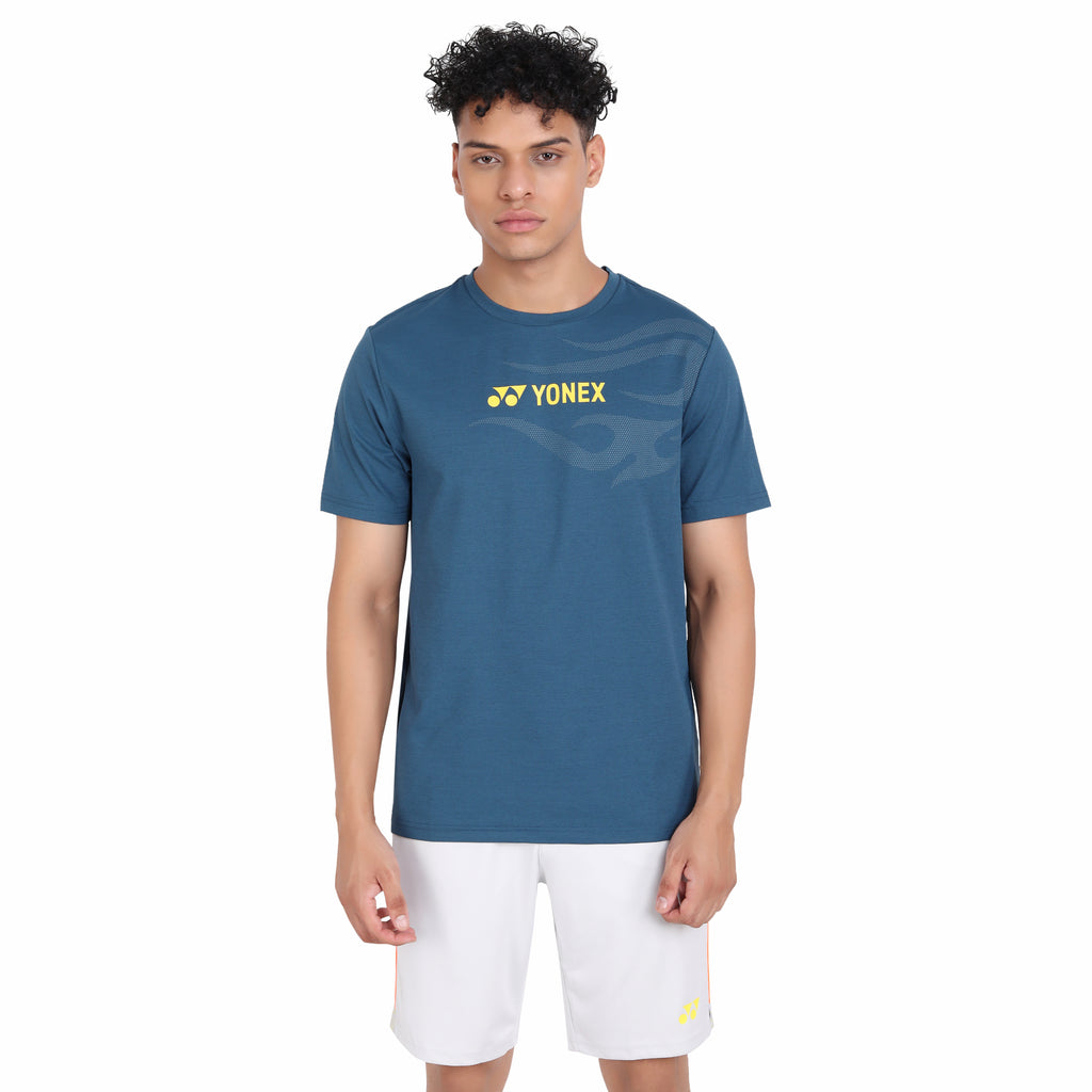 Yonex 2333 Mens Round Neck T-Shirt Apparel Mojolica Blue