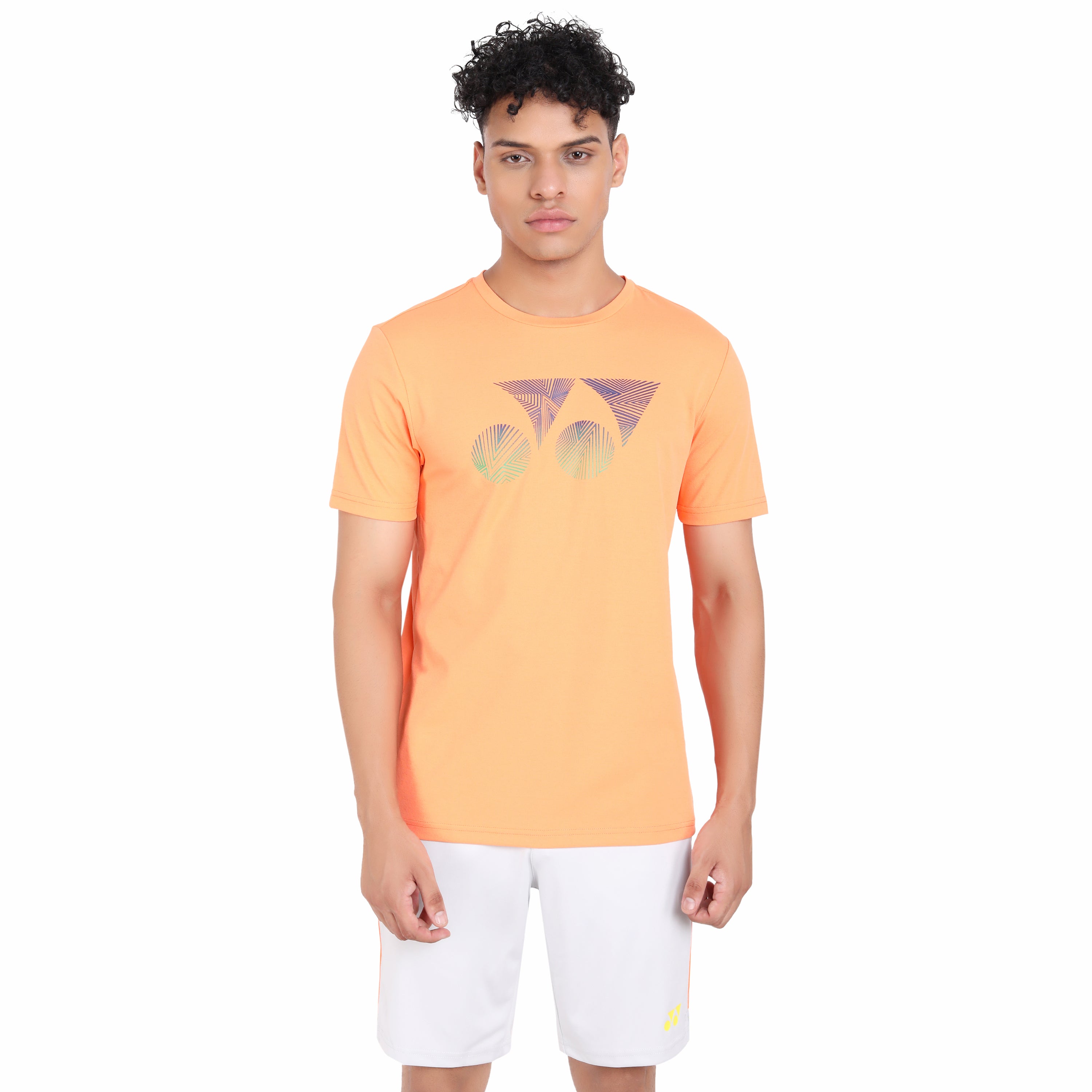 Yonex 2330 Mens Round Neck T-Shirt Apparel Nectarine