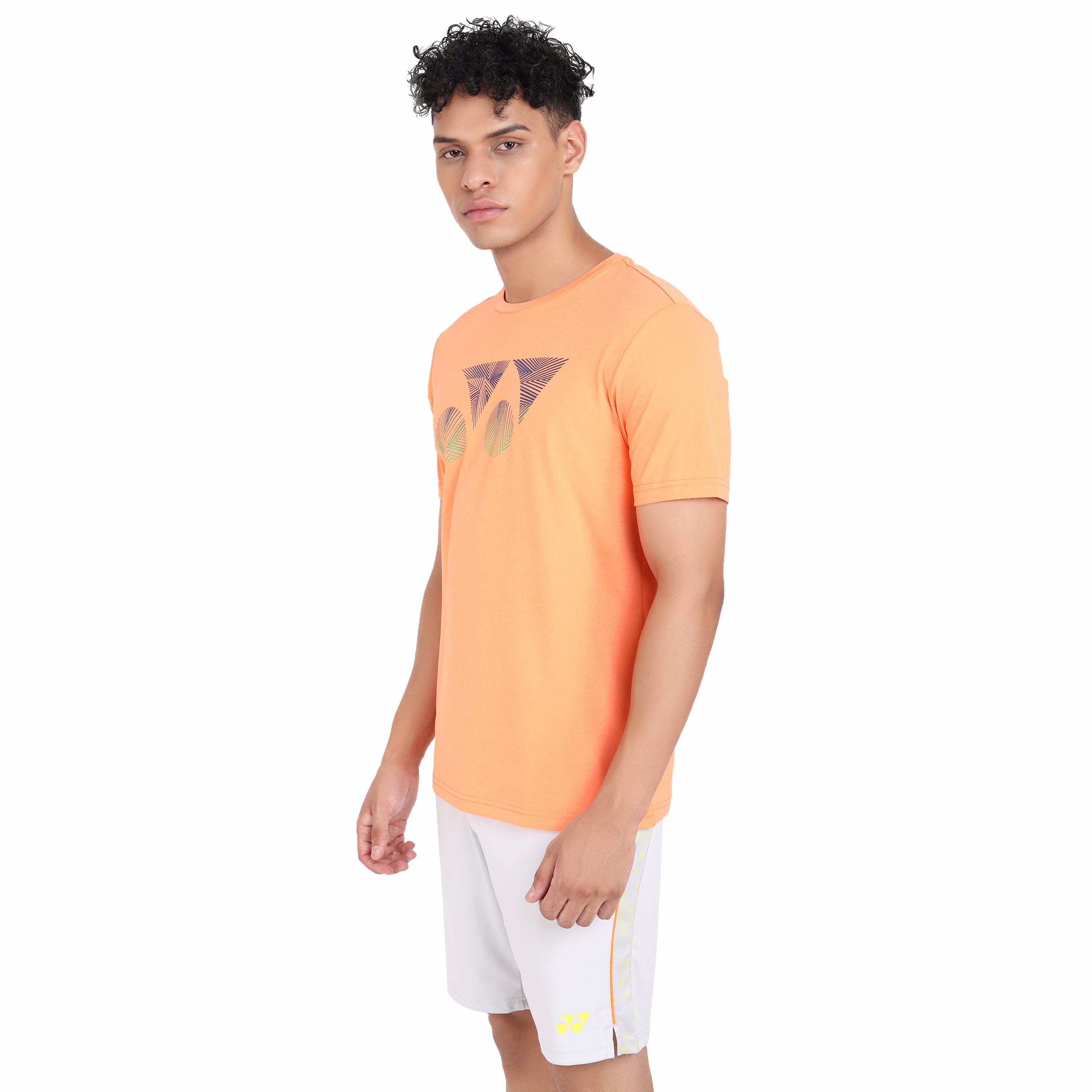 Yonex 2330 Mens Round Neck T-Shirt Apparel Nectarine