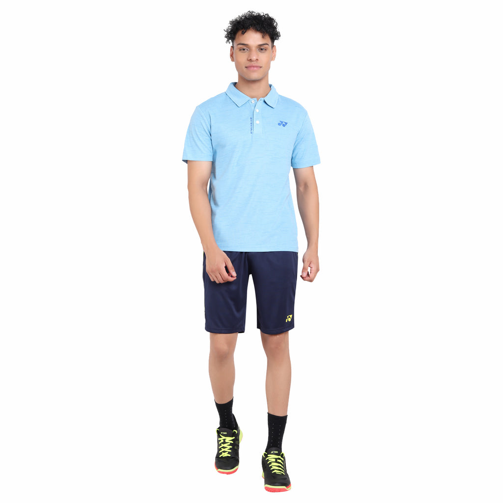 Yonex 2415 Mens Polo Collar T-Shirt Apparel Sky Blue