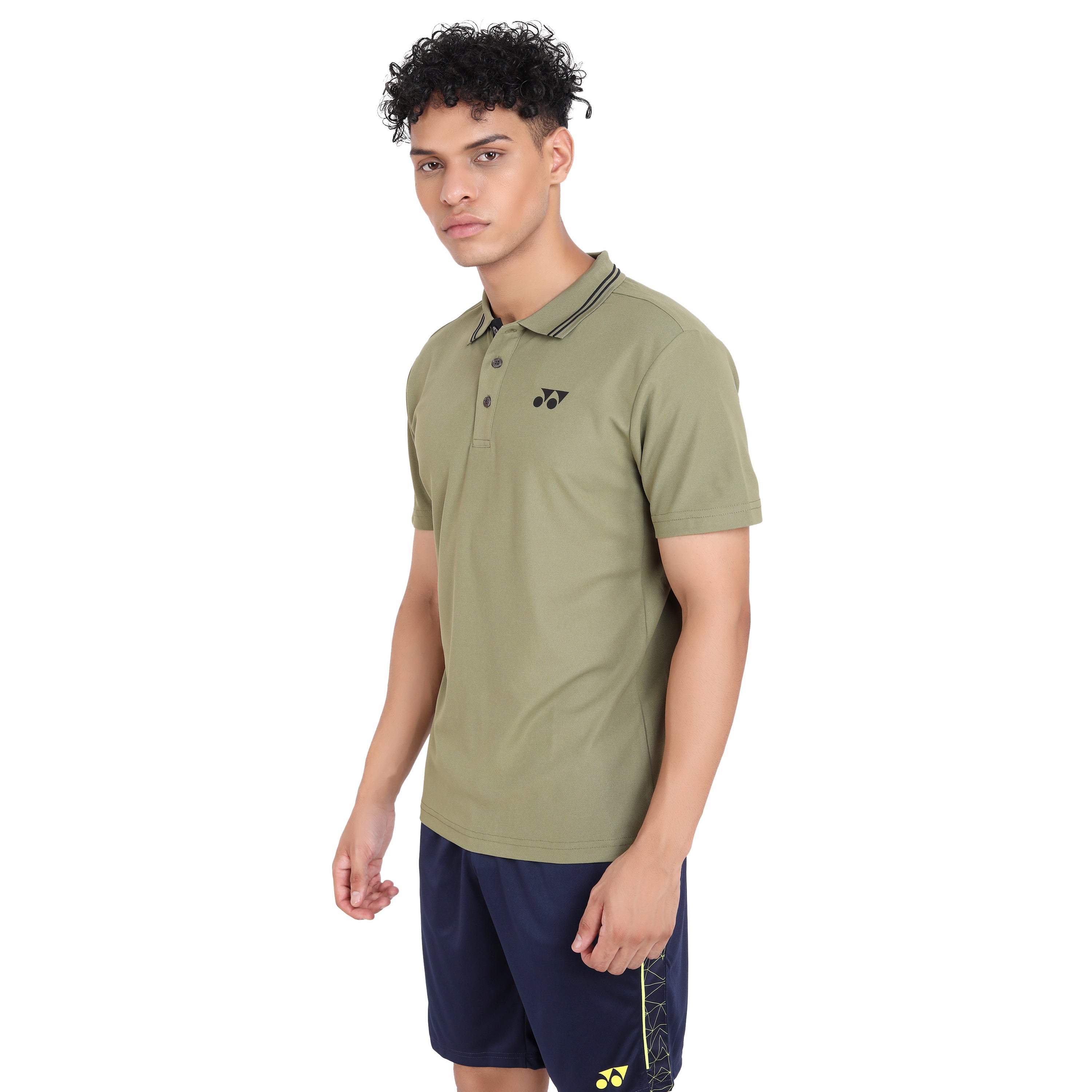 Yonex 2417 Mens Polo Collar T-Shirt Apparel Capulet Olive