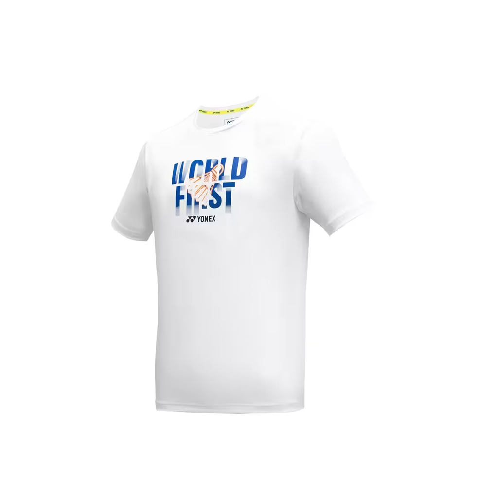 Yonex 2405 Mens Round Neck T-Shirt Apparel White