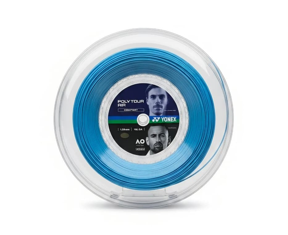 Yonex Polytour Air 1.25mm Reel 16L GA 200M Tennis String Sky Blue