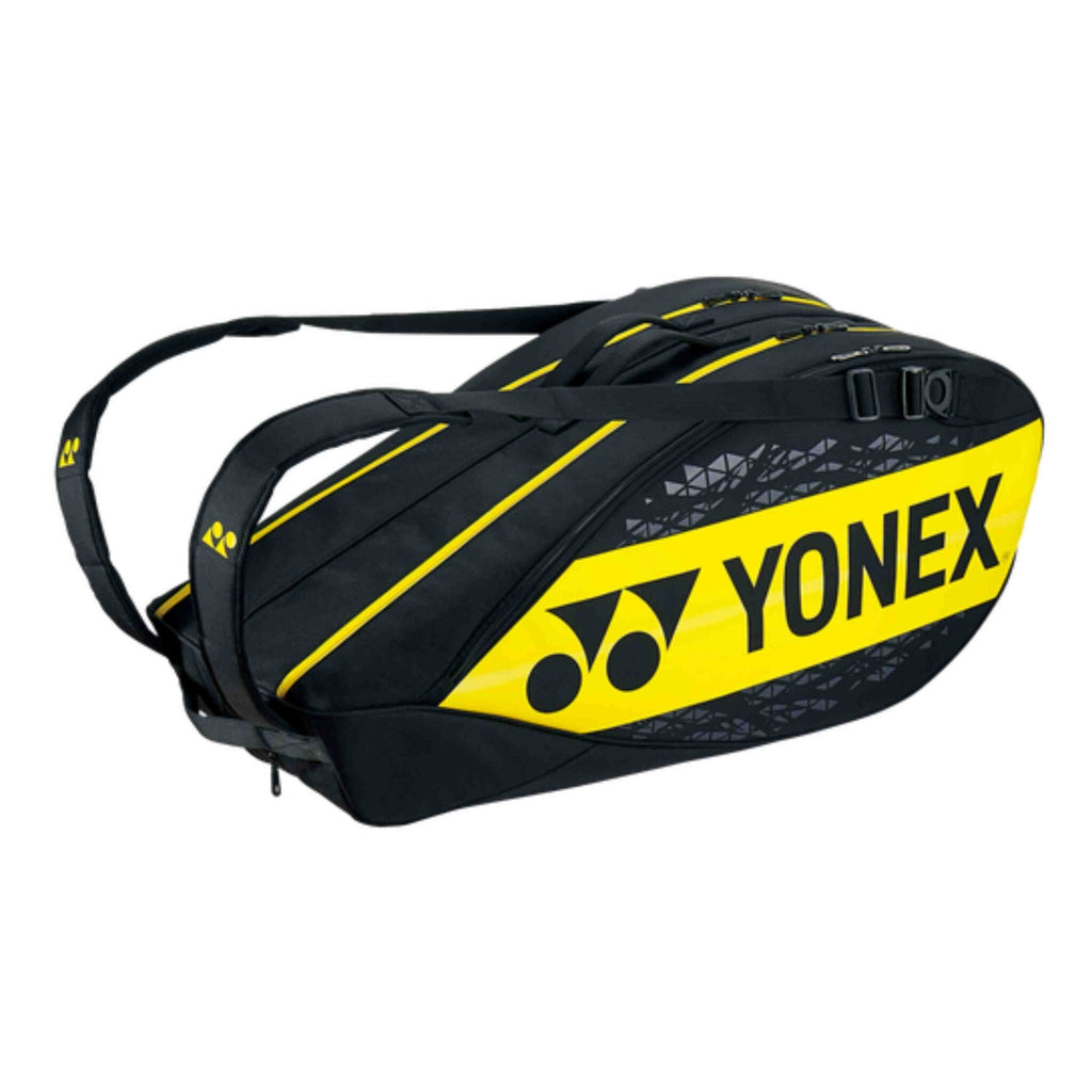 Yonex Badminton Kitbag SUNR 92226EX Pro Racket Kitbag Lighting Yellow BT6-S (with Shoe Pocket)