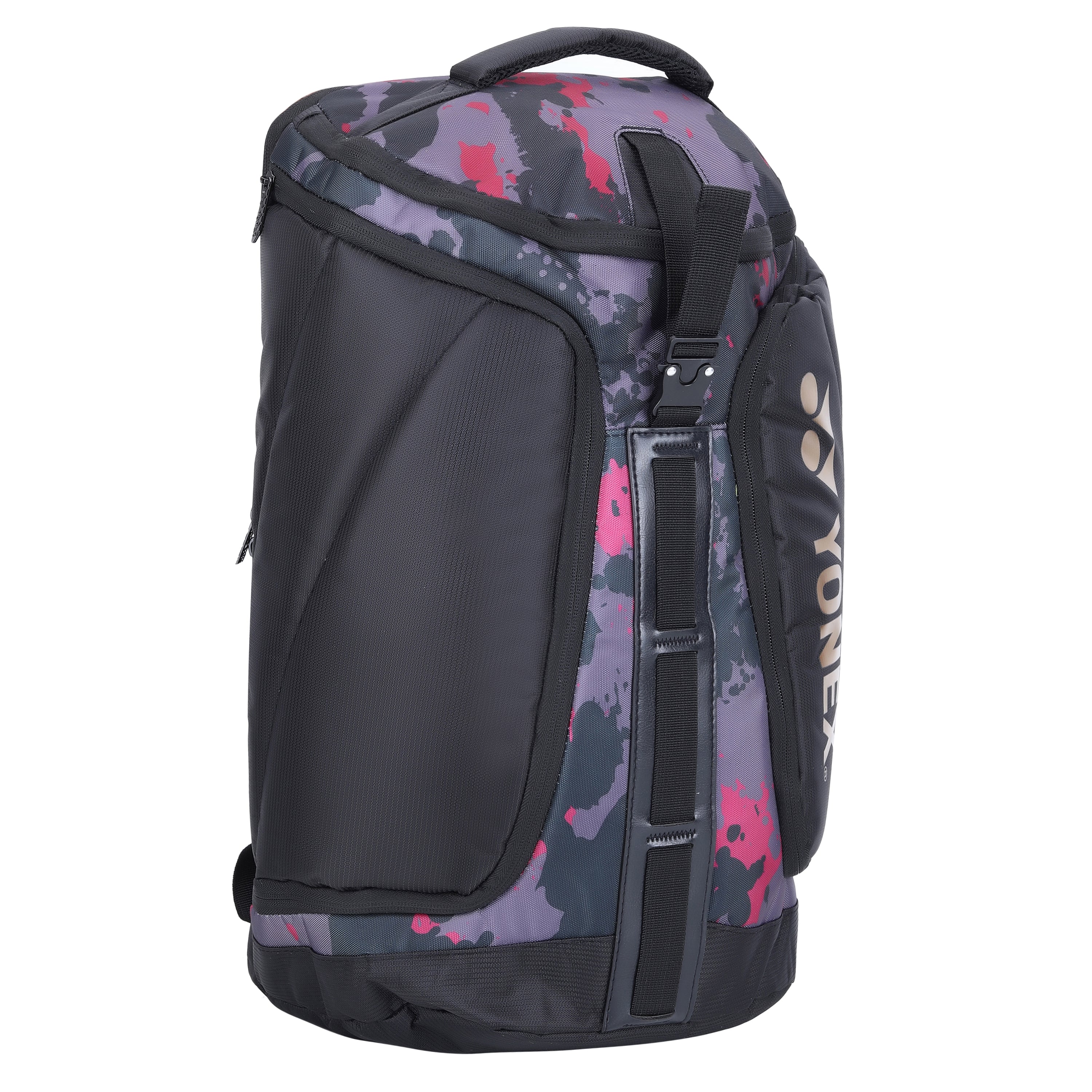 Yonex Backpack 22912L Badminton Kitbag (With Shoe Pocket) Black Persian Red