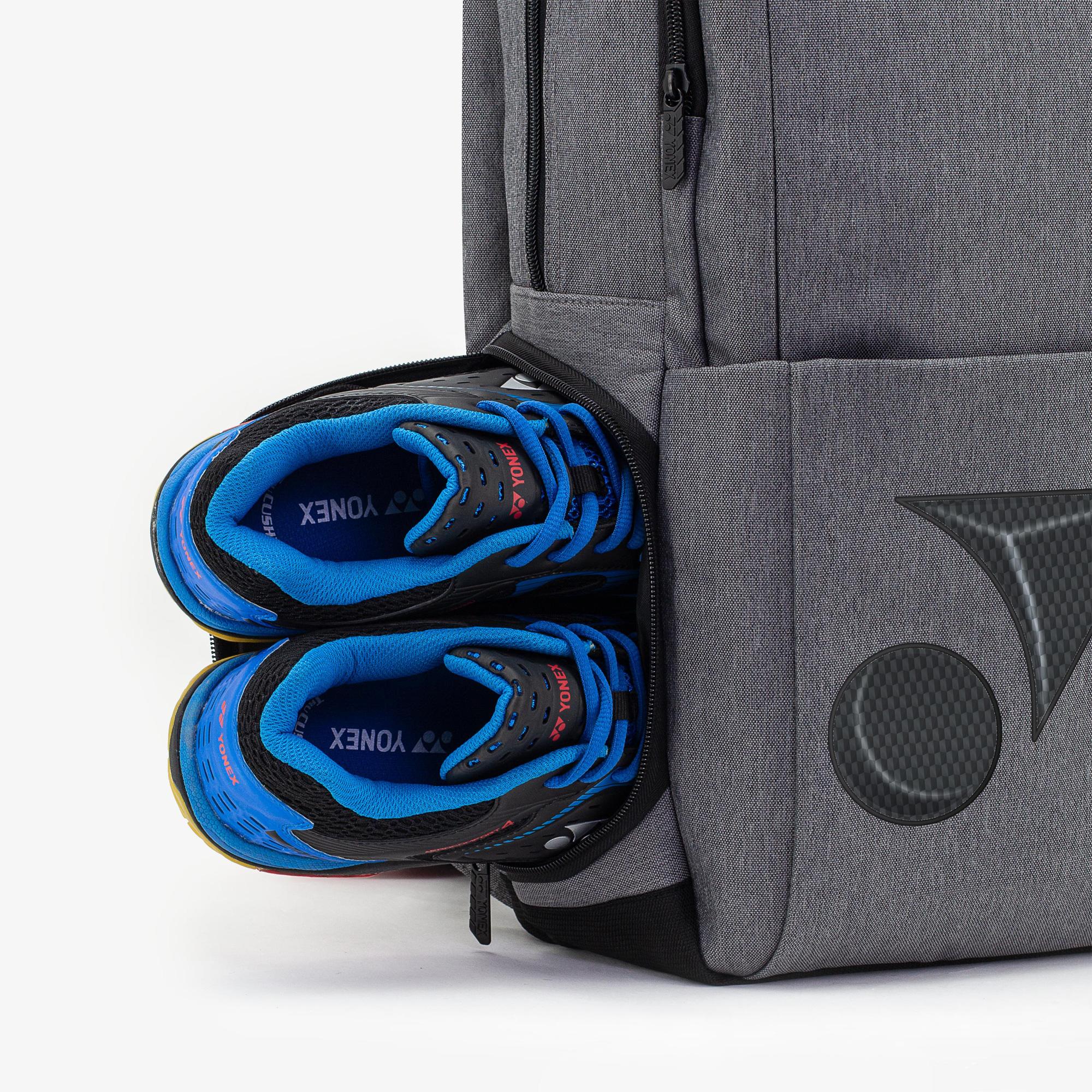 Yonex 22812X Backpack (With Shoe Pocket) Badminton Kitbag Grey