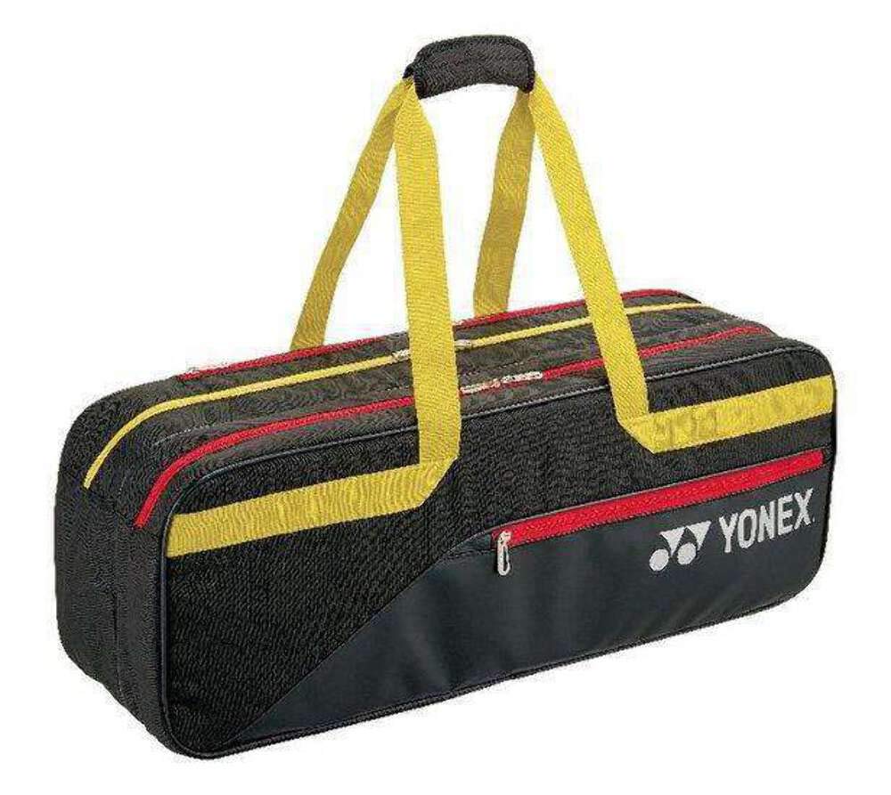 Yonex Active 2-Way Tournament 82031BEX Badminton Kitbag BLACK YELLOW