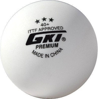 GKI Premium(3 Balls) 3-Star 40+ Seamless Table Tennis Ball