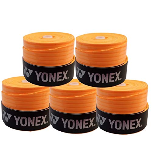 Yonex Etech 903 Over Badminton Grip (Pack Of 5 Orange Grip)