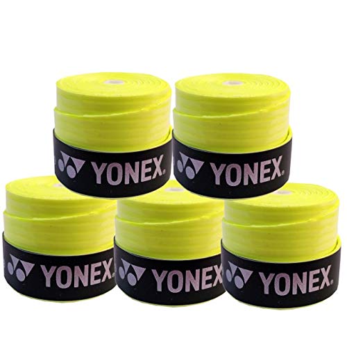 Yonex Etech 903 Over Badminton Grip (Pack Of 5 Yellow Grip)