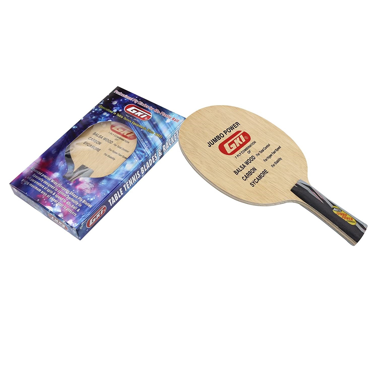 GKI Jumbo Carbon Table Tennis Ply Blade