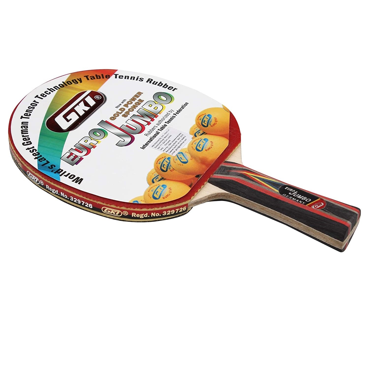 GKI Euro Jumbo Table Tennis Bat