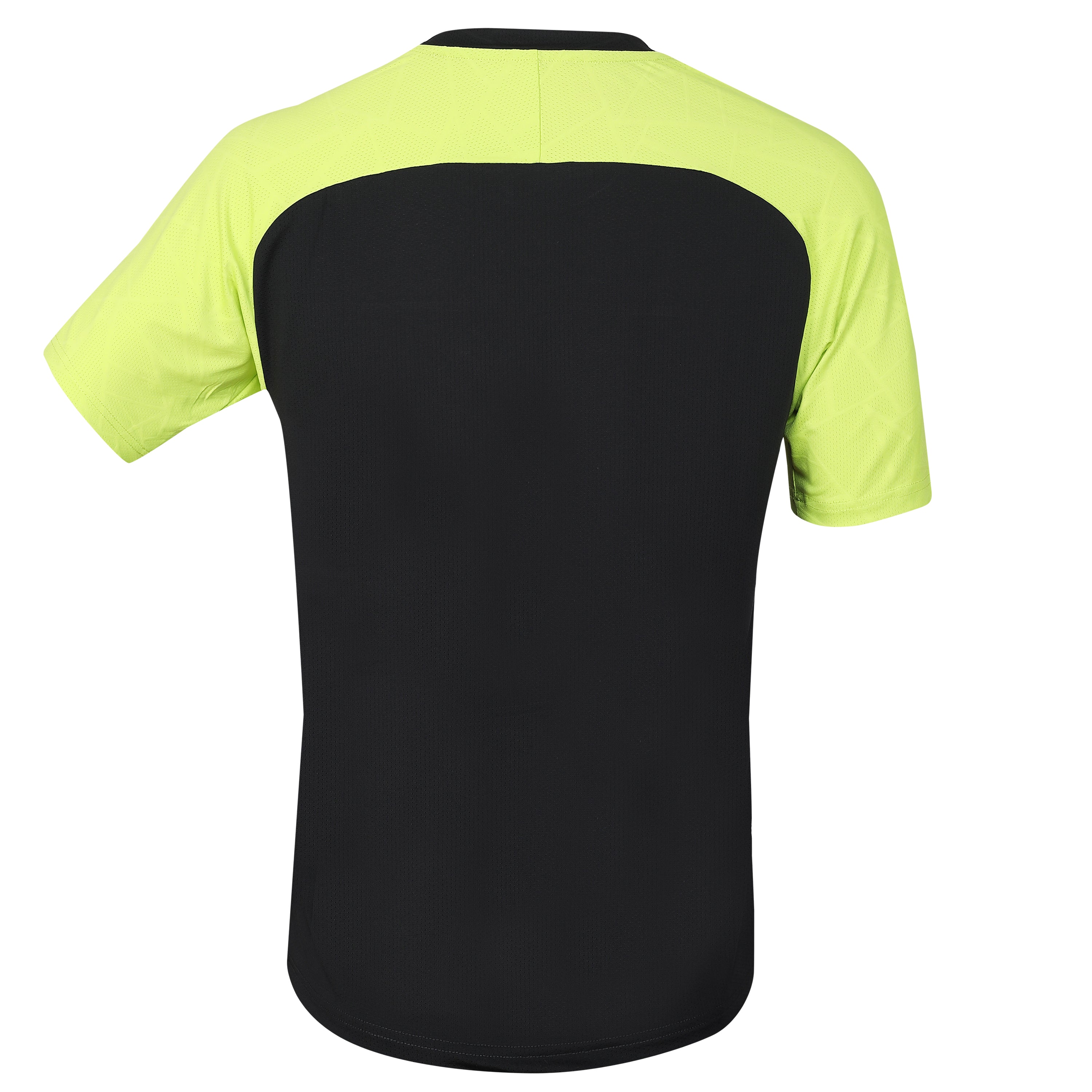 Yonex 2319 Mens Round Neck T-Shirt Apparel ACID LIME JET BLACK