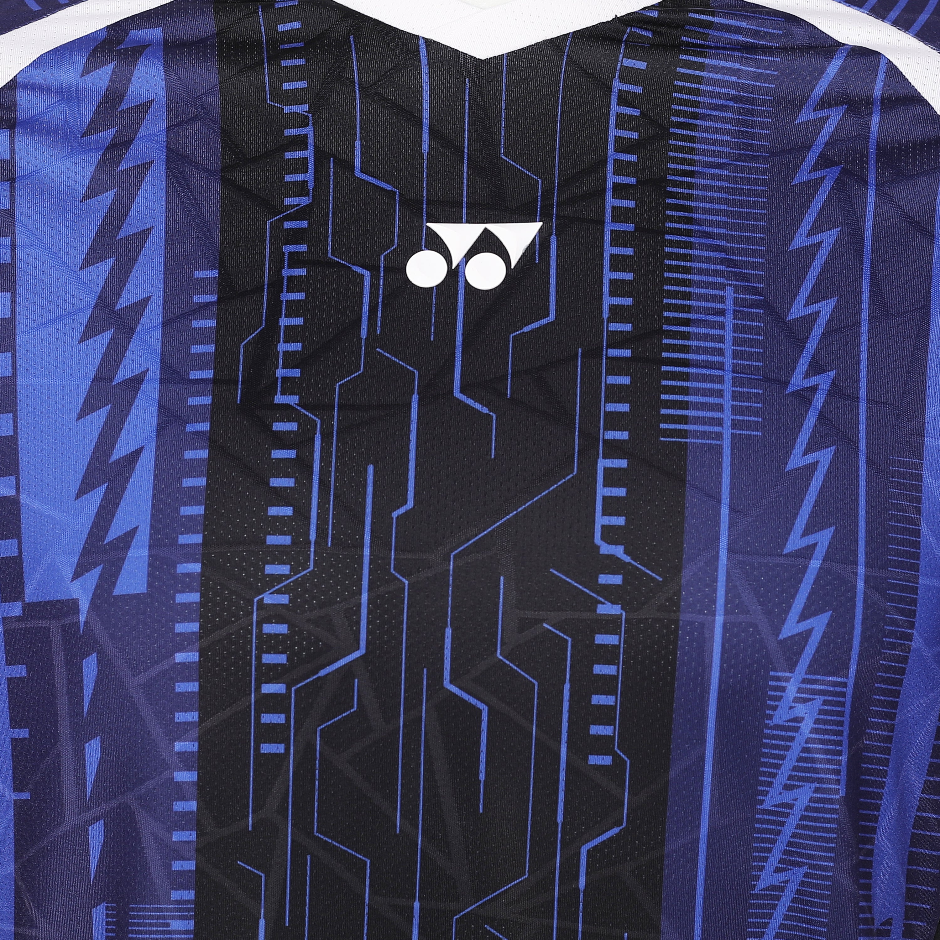 Yonex 2320 Mens Round Neck T-Shirt Apparel SURF THE WEB JET BLACK