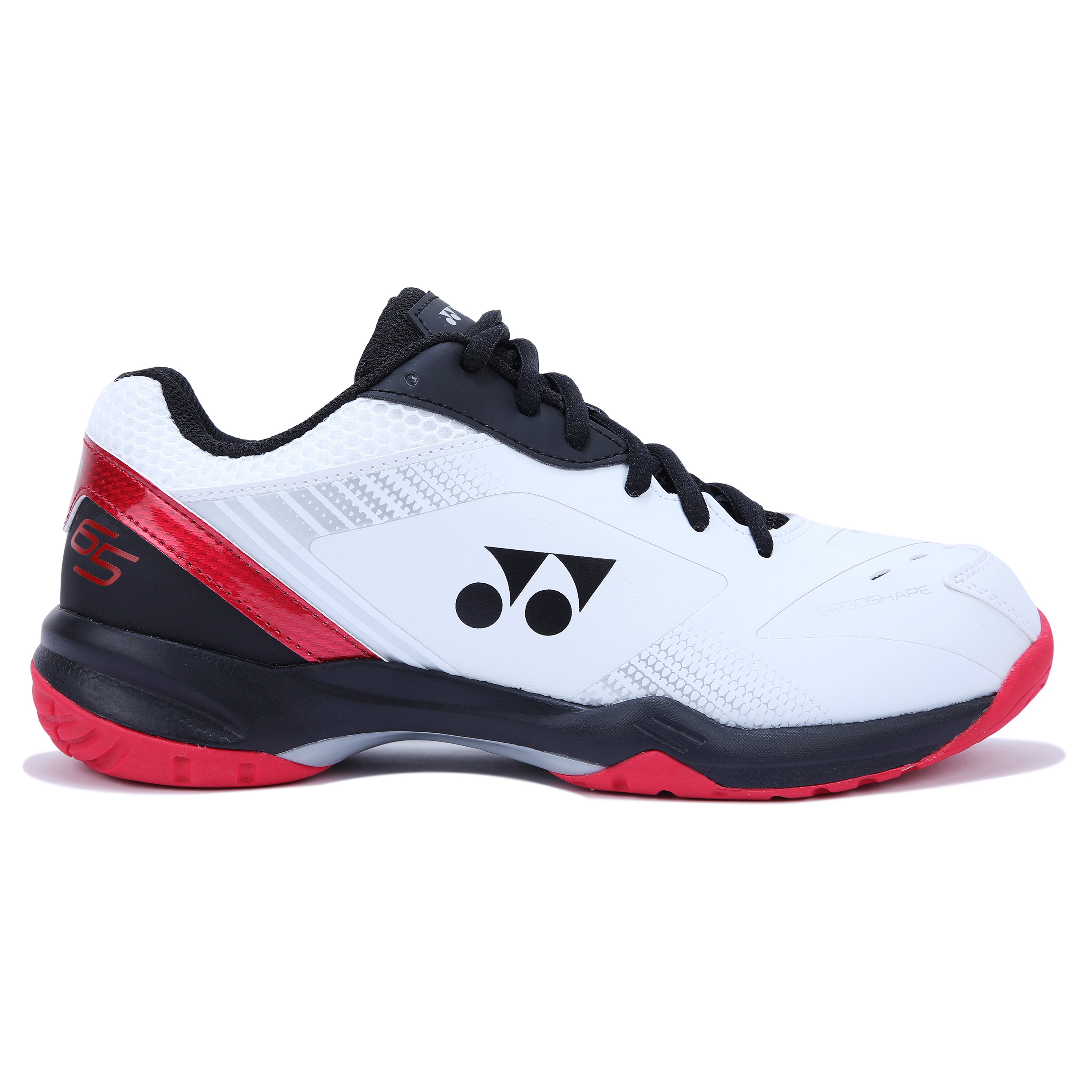 Yonex Power Cushion SHB65 X3 EX Badminton Shoes (ERGO SHAPE , WHITE RED)
