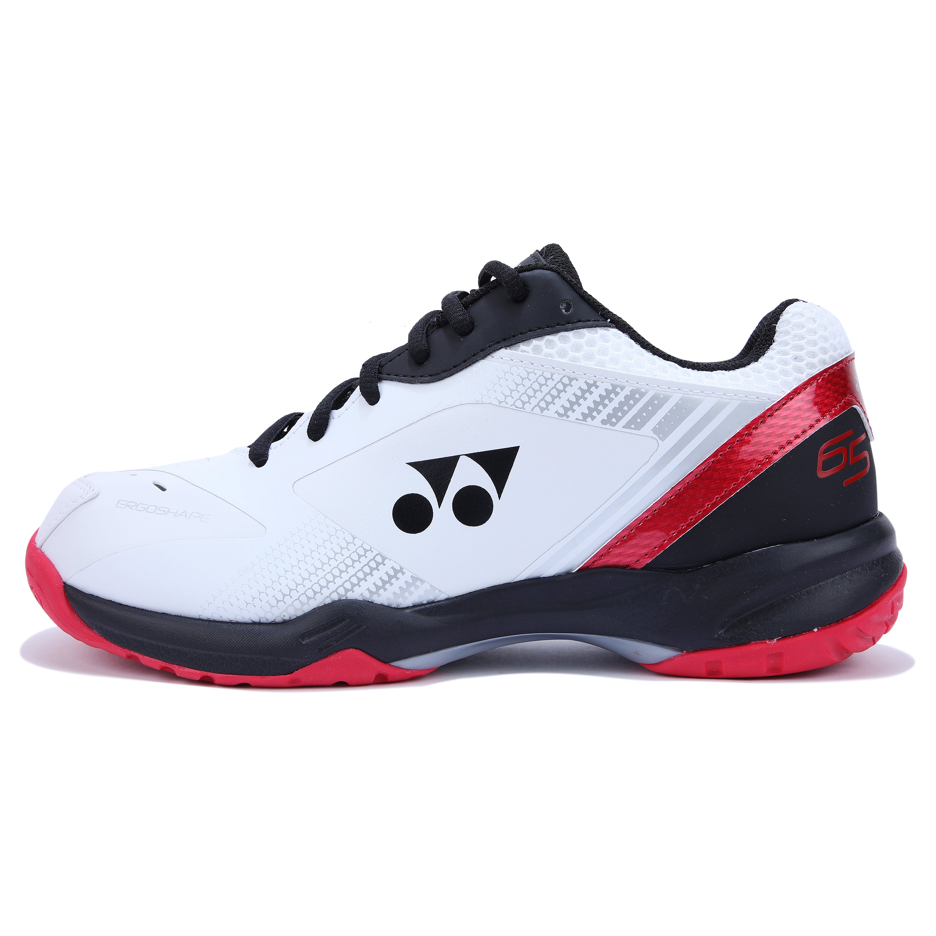 Yonex Power Cushion SHB65 X3 EX Badminton Shoes (ERGO SHAPE , WHITE RED)