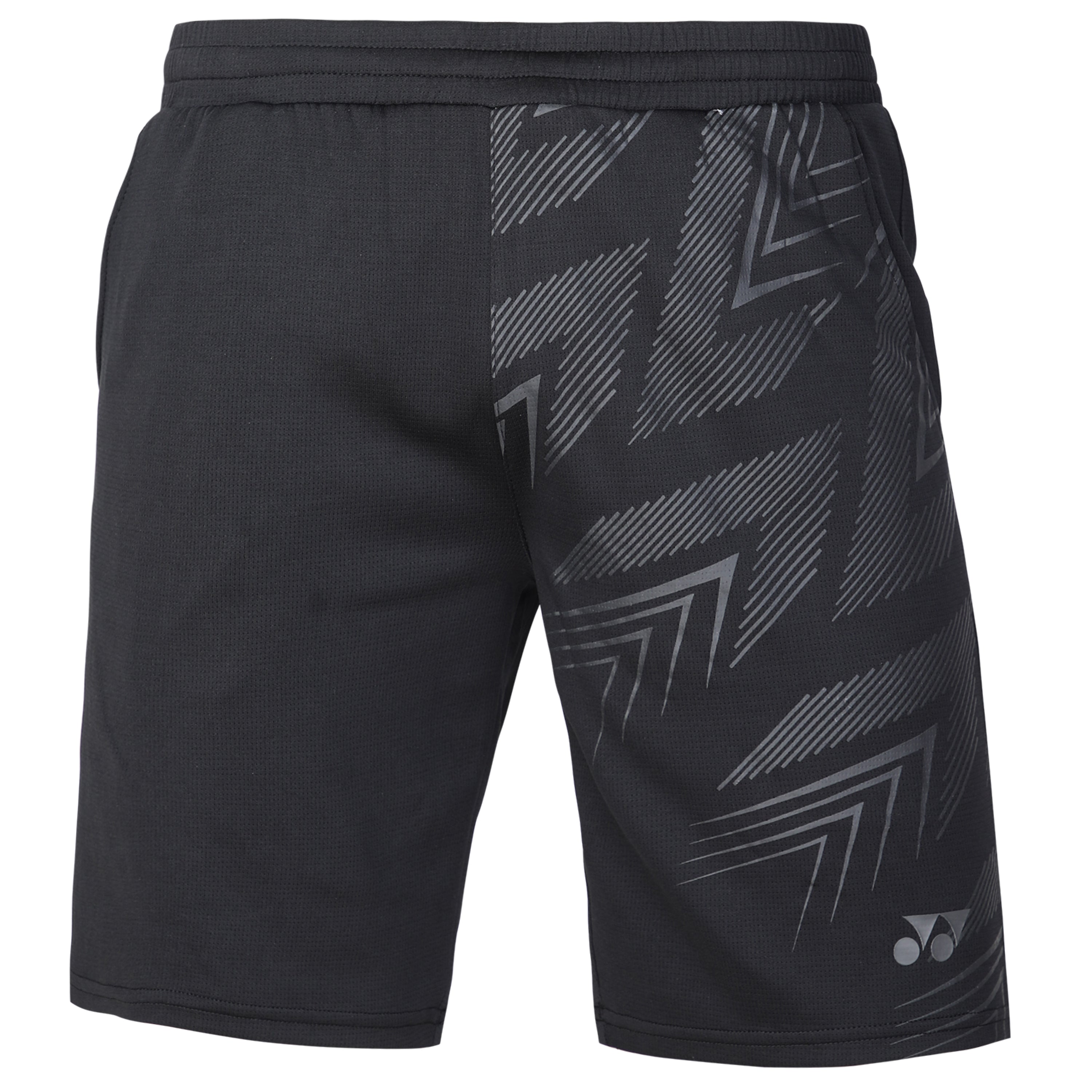 Yonex 2061 Mens Short Apparel Jet Black Steel Gray