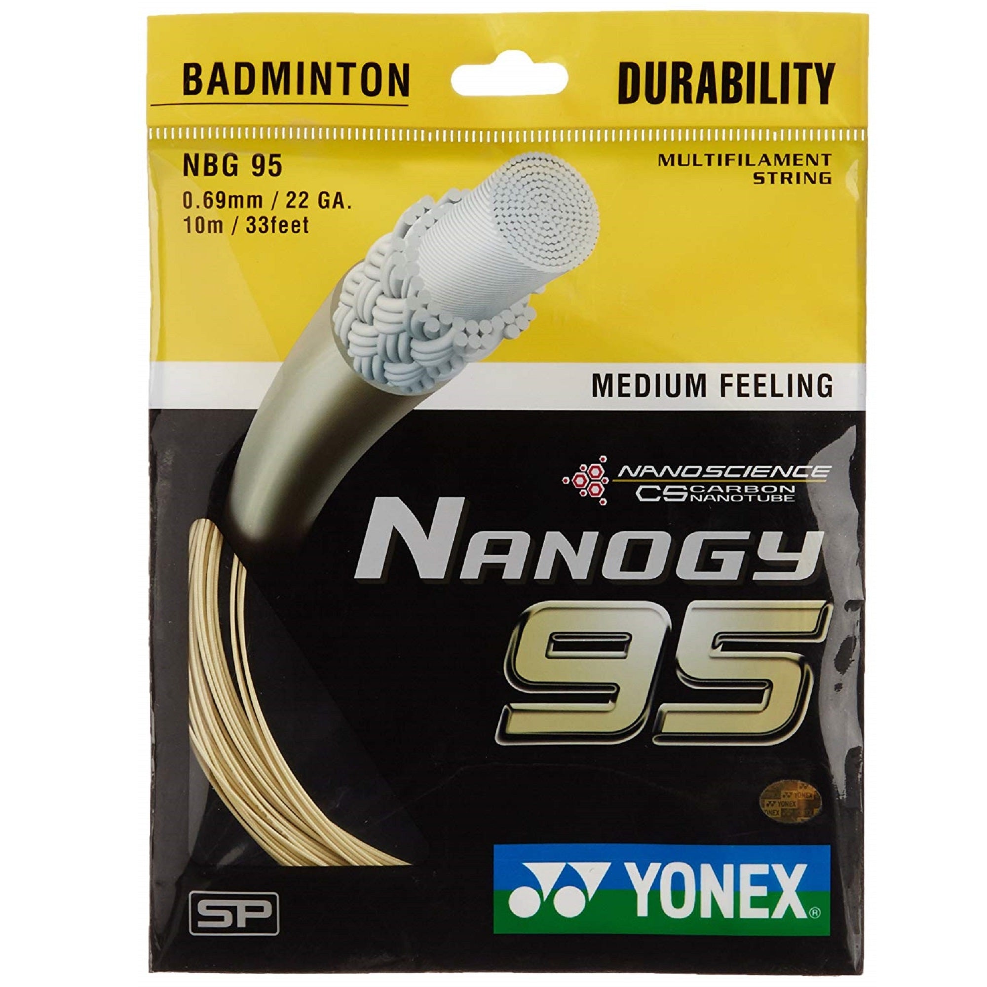 Yonex NanoGY 95 Badminton String (Pack of 1 String)