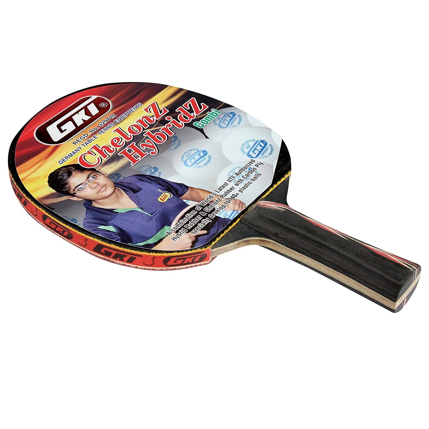 GKI Chelonz Hybridz Table Tennis Bat