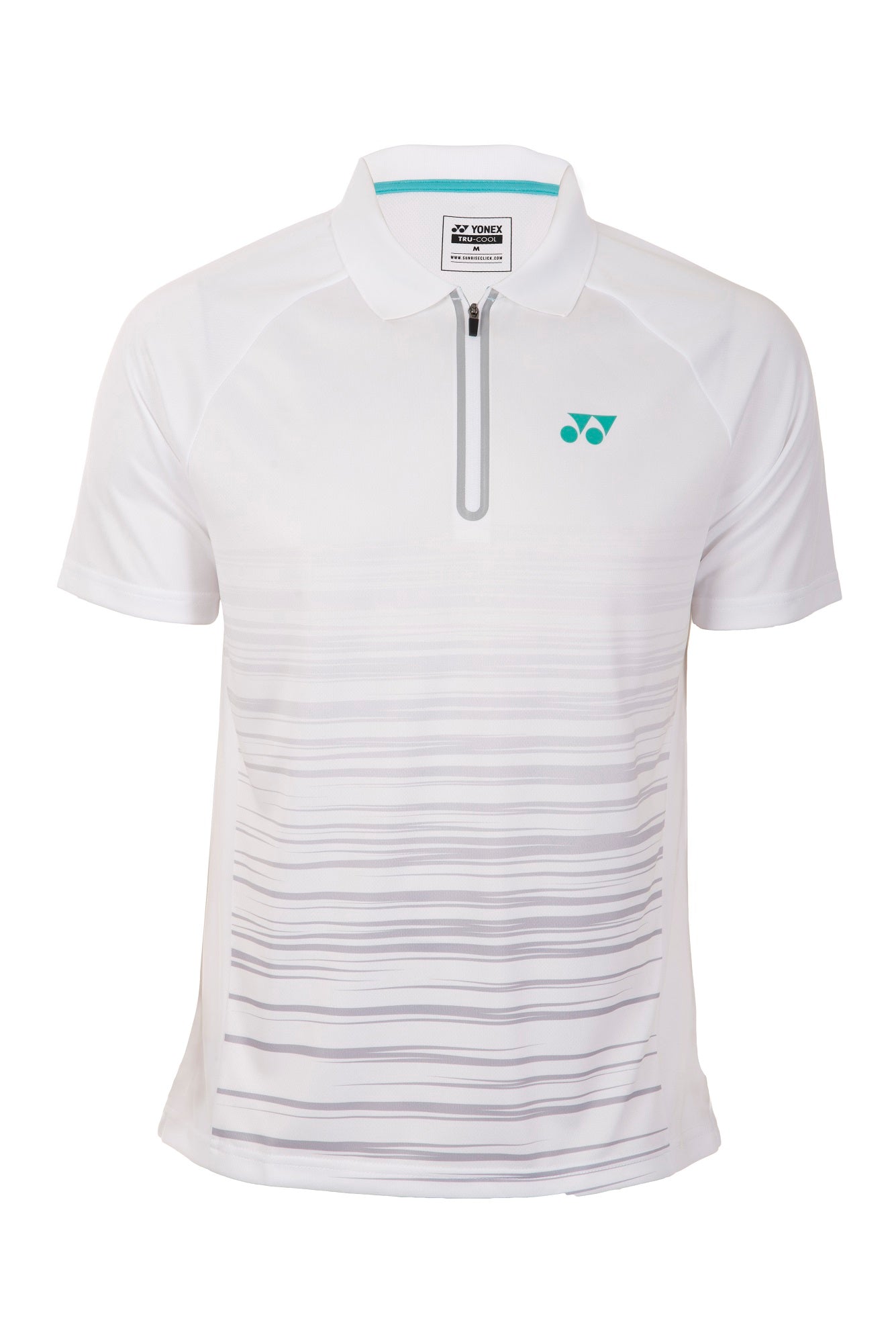 Yonex1722 Mens Polo Collar T-Shirt Apparel (BRIGHT WHITE)