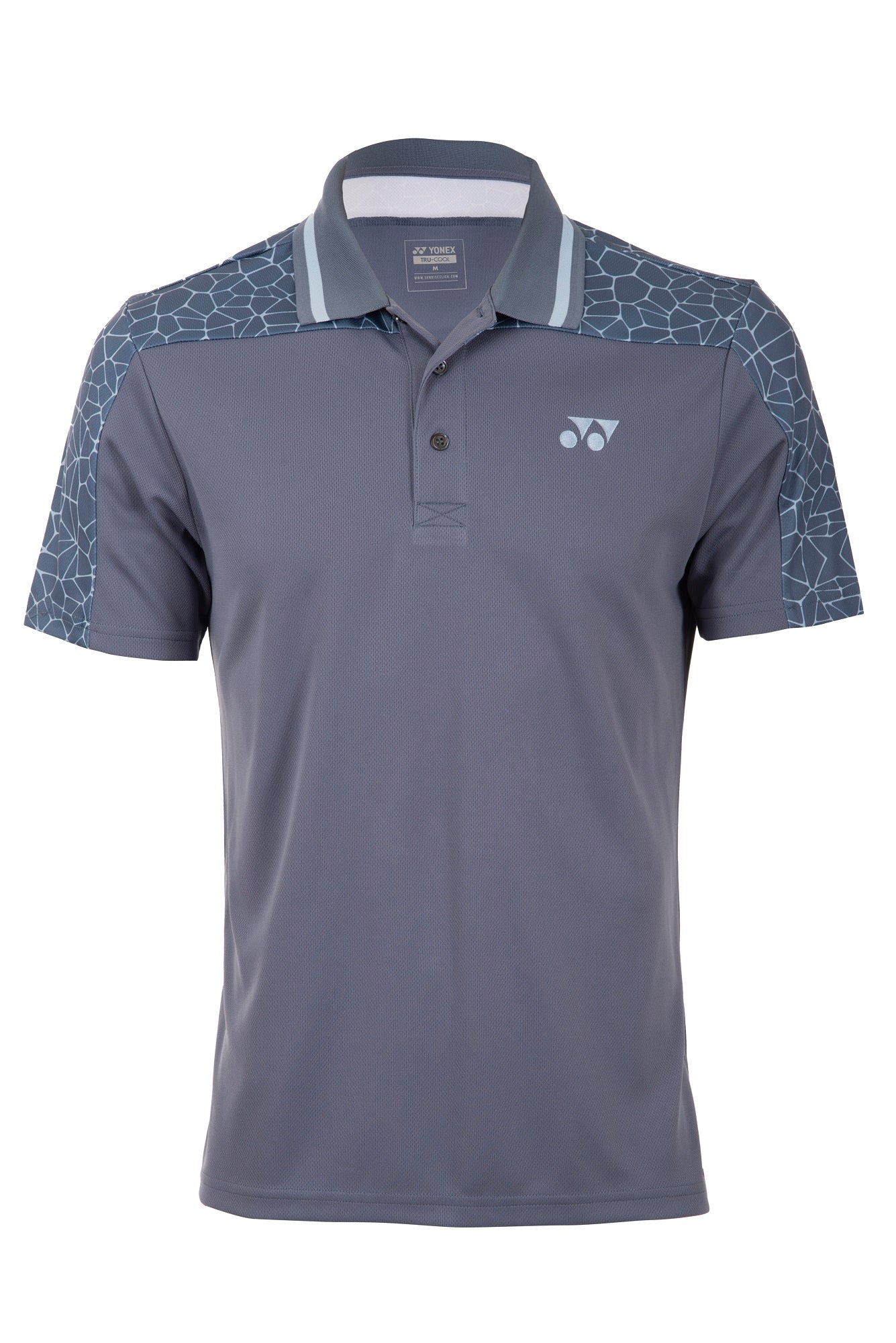 Yonex 1716 Mens Polo Collar T-Shirt Apparel (FLINT STONE)