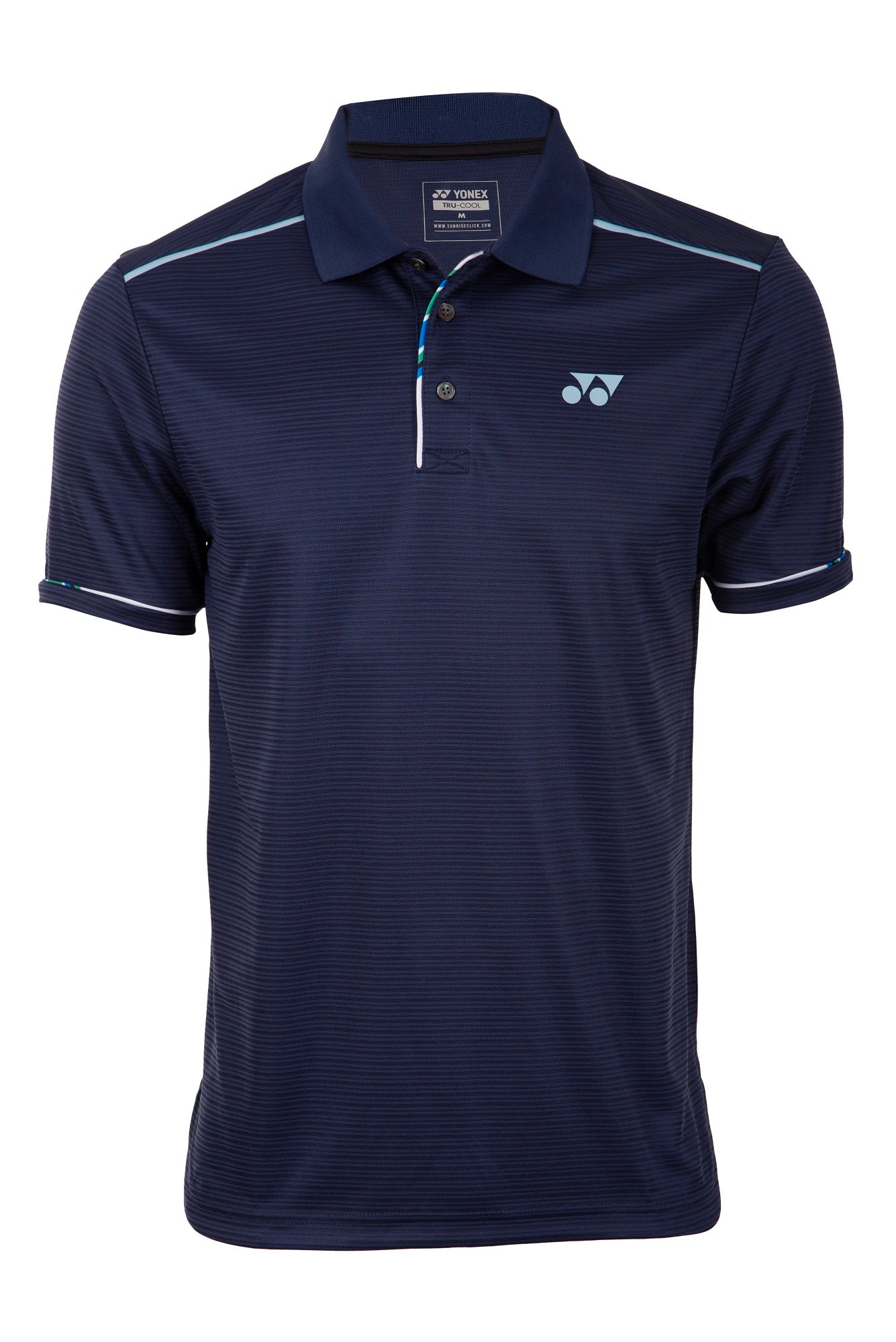 Yonex 1717 Mens Polo Collar T-Shirt Apparel (PATRIOT BLUE)