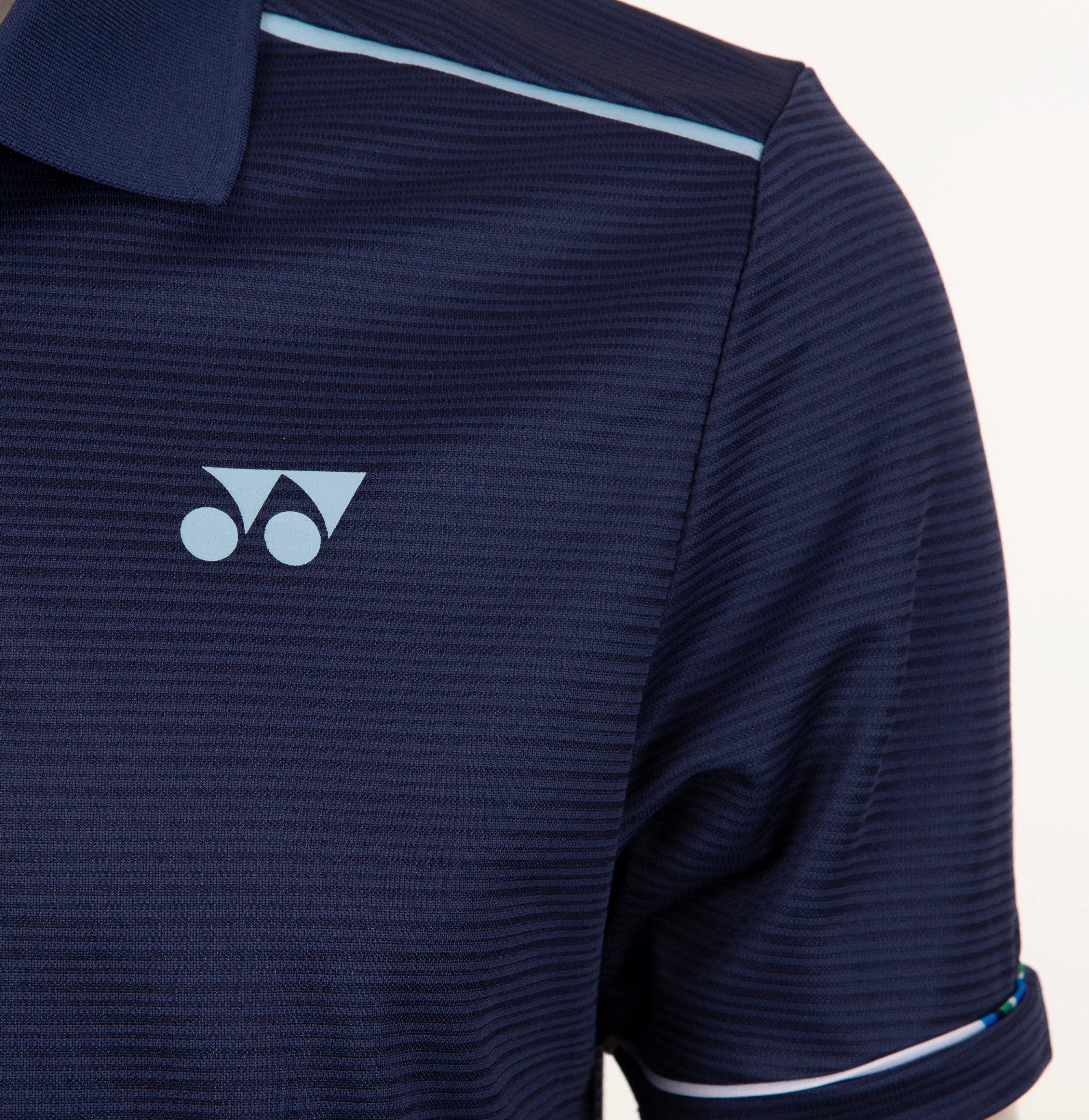 Yonex 1717 Mens Polo Collar T-Shirt Apparel (PATRIOT BLUE)