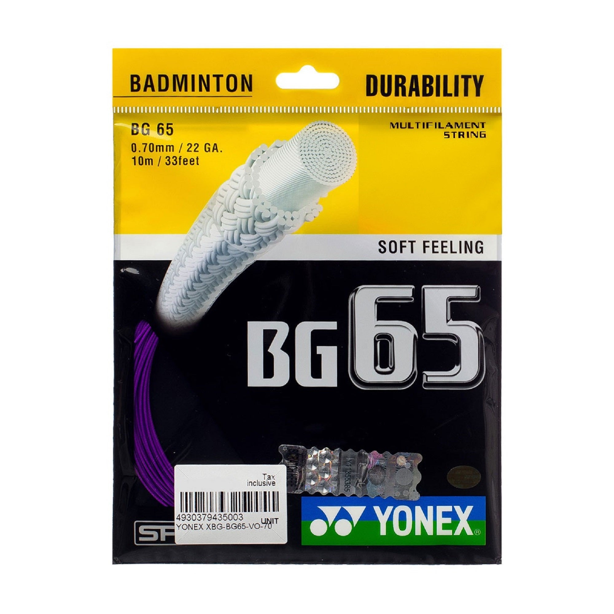 Yonex BG 65 Badminton String (Pack of 1 String)